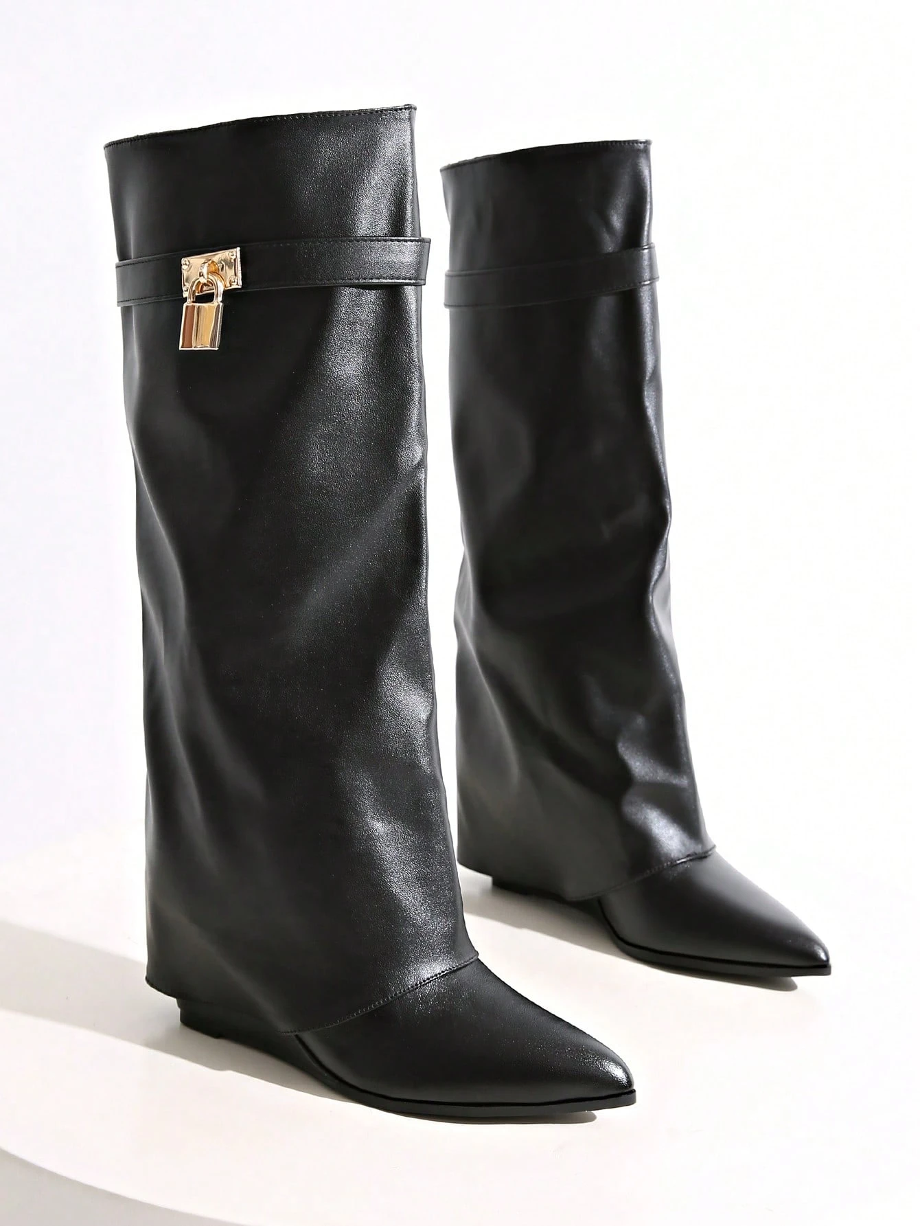 Bottes de mode pour femmes printemps automne hiver, bottes hautes jusqu'au genou, bottes — vue 10