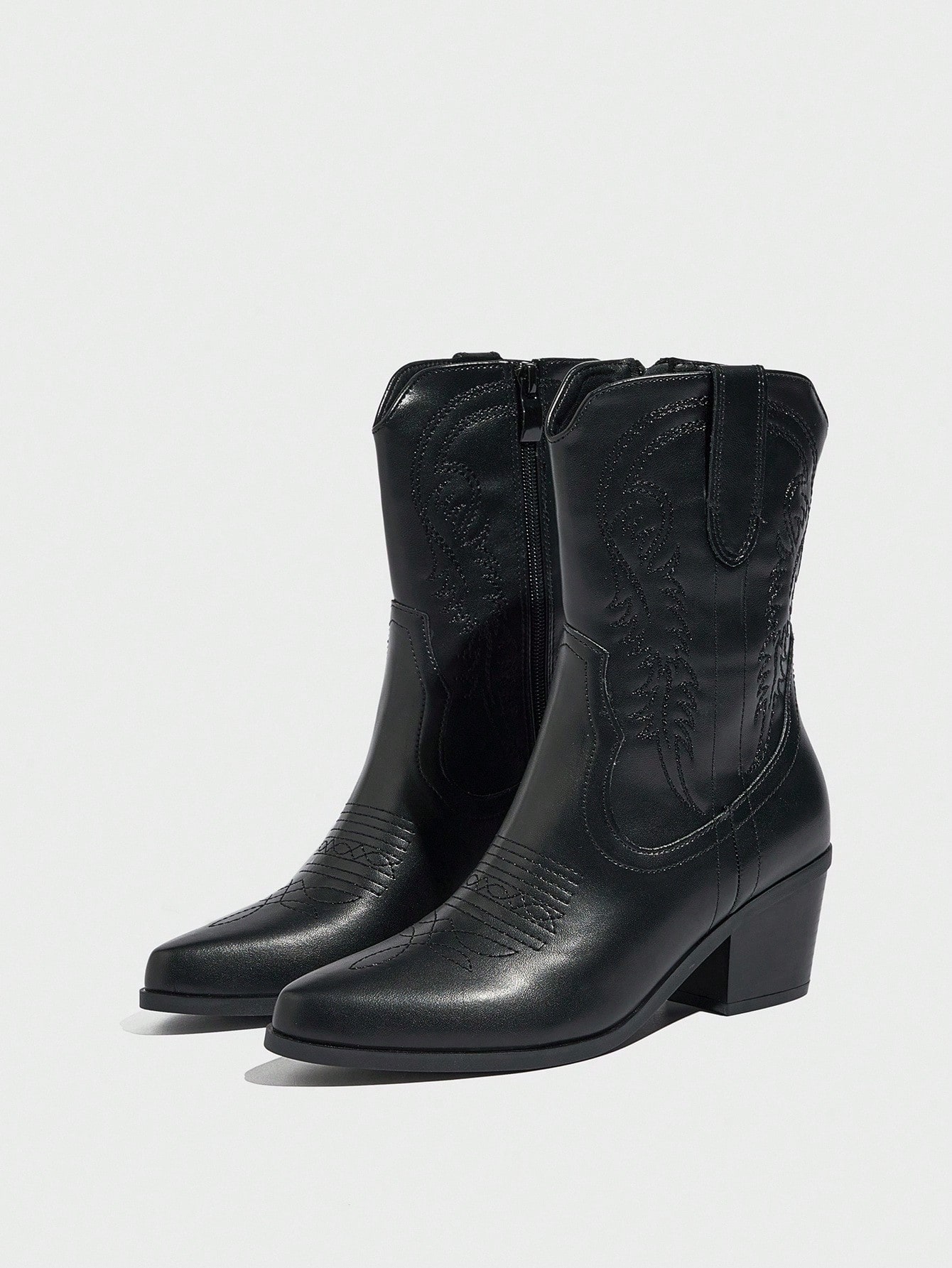 Styleloop Bottines pour femmes, convenant pour le style BOHO, rétro américain, bohème, — vue 7