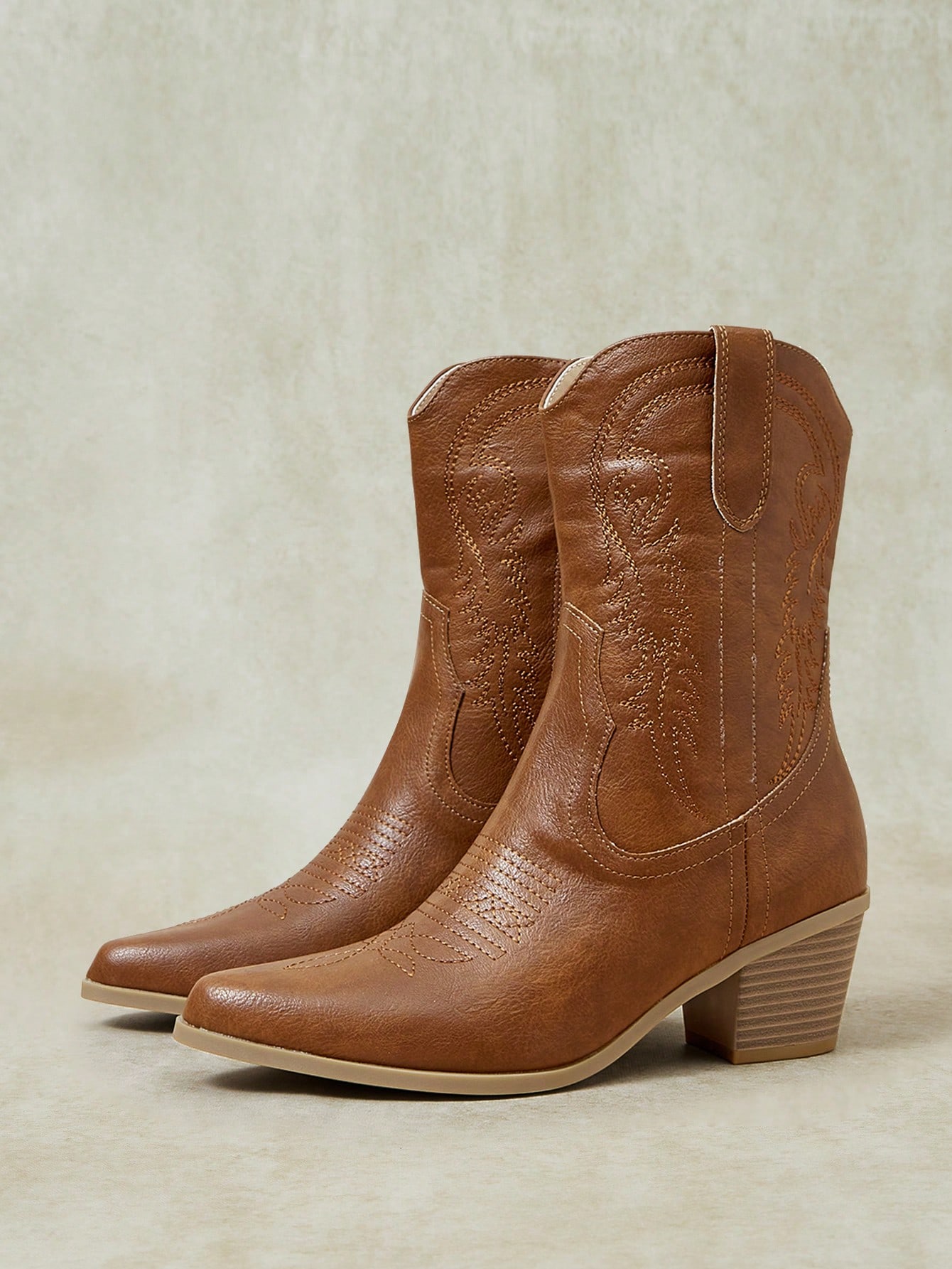 Styleloop Bottines pour femmes, convenant pour le style BOHO, rétro américain, bohème, — vue 9