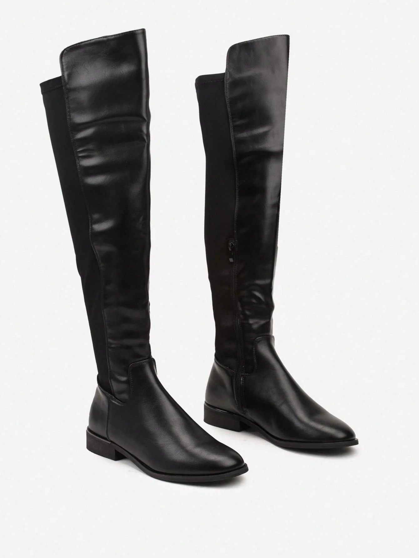 Bottes plates pour femmes - Classiques et polyvalentes - Idéales pour le quotidien, le — vue 5
