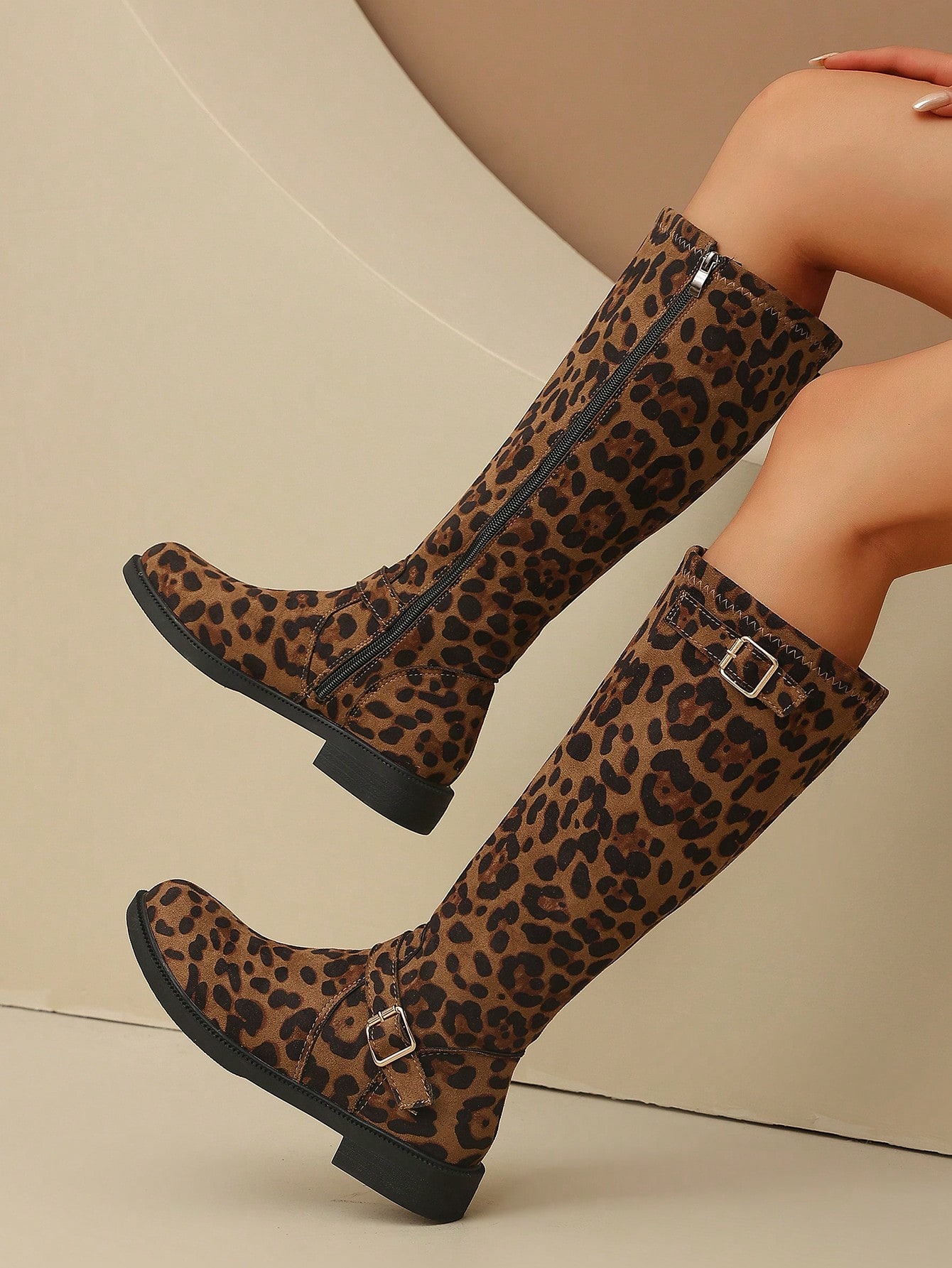 Bottes montantes pour femmes, bottes montantes et bottes de tenue quotidienne., Bottes de — vue 4