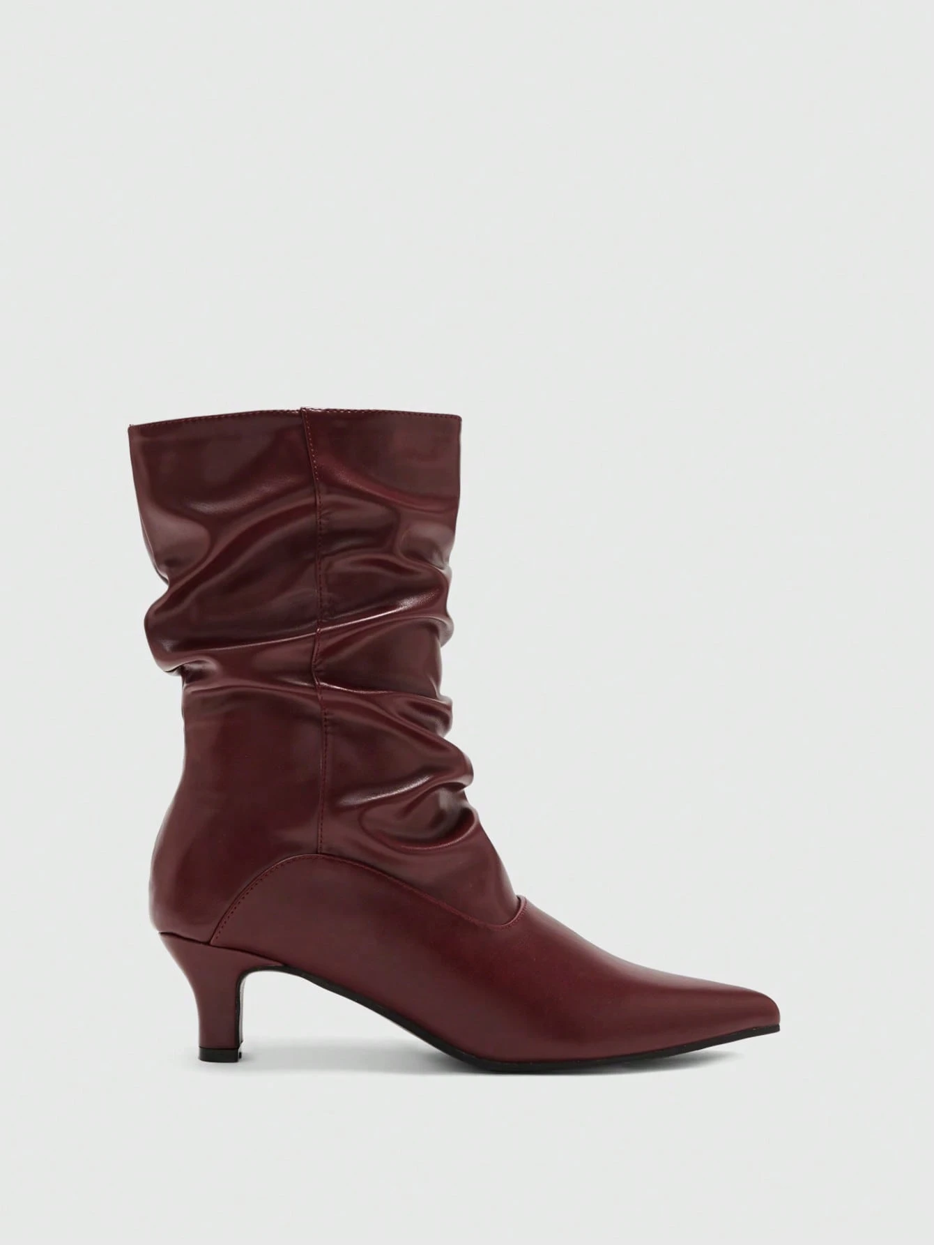 CUCCOO BIZCHIC Chaussures pour femmes à talons aiguilles pointus abricot, bottes courtes — vue 4