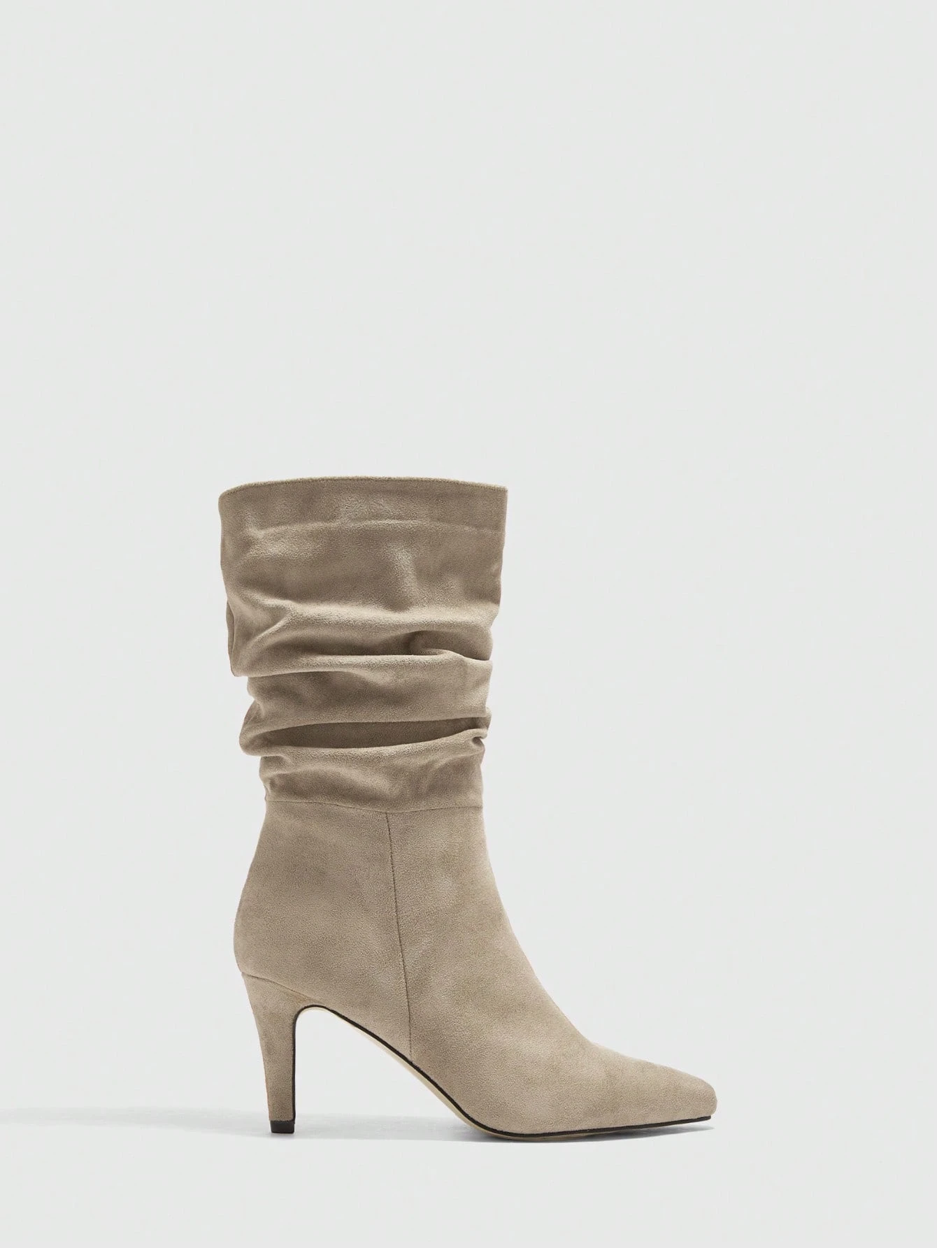 CUCCOO BIZCHIC Chaussures pour femmes à talons aiguilles pointus abricot, bottes courtes — vue 11
