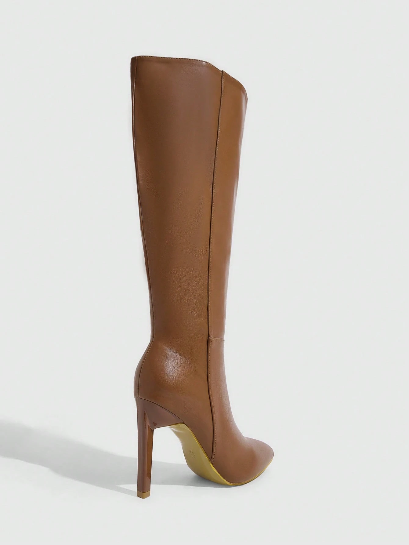 Daringsoles Bottes hautes mode couleur unie pour femmes, convenant pour les tenues de — vue 11