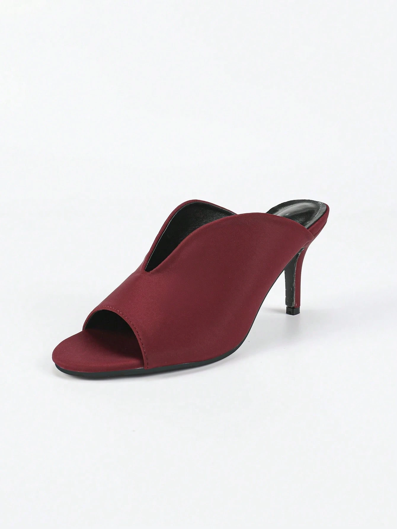 Sandales à talons hauts à bout pointu et découpe en V pour femmes, multicolores, tenues — vue 11