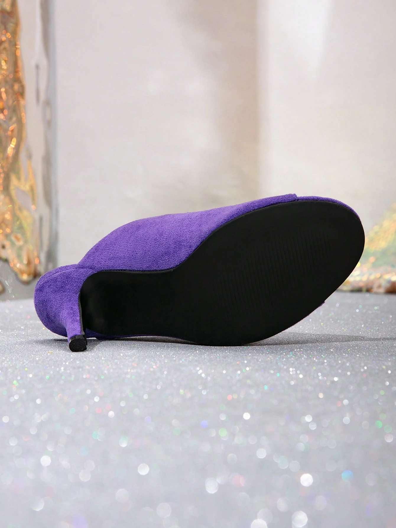 Sandales à talons hauts à bout pointu et découpe en V pour femmes, multicolores, tenues — vue 10