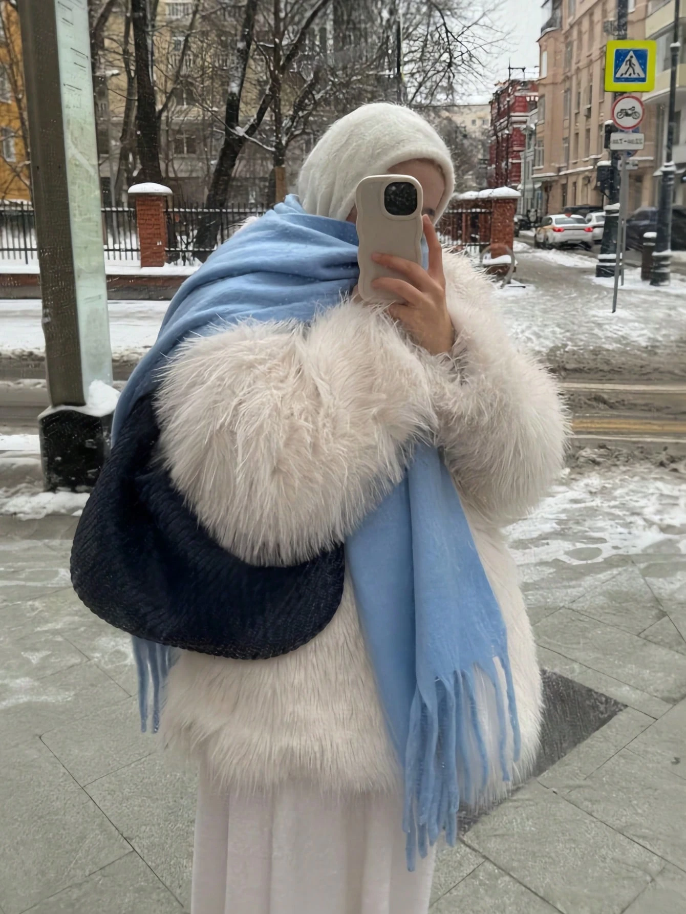 Écharpe de couleur unie, écharpe d'hiver pour femmes, tour de cou quotidien, châle — vue 9