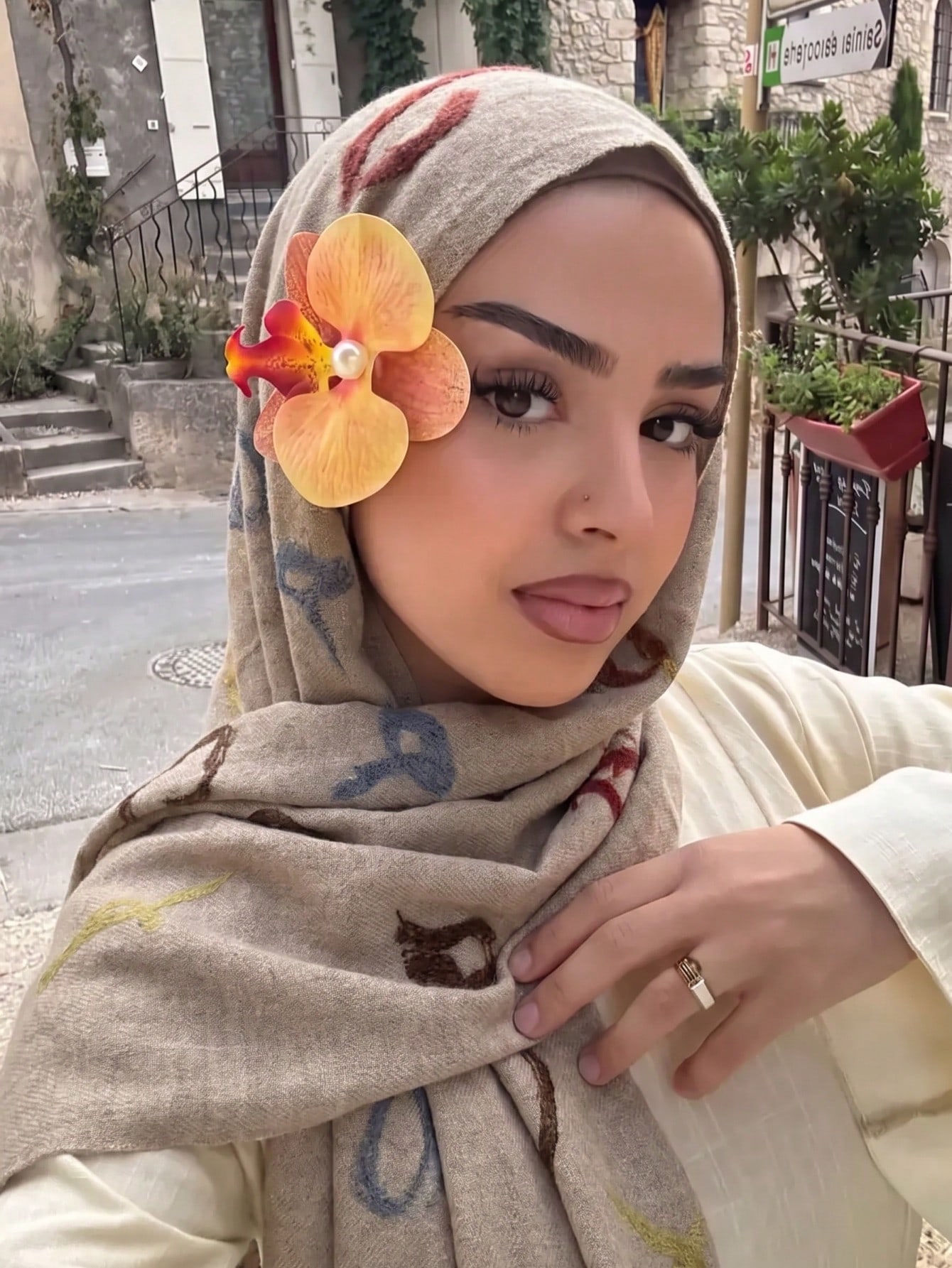 Écharpe pashmina jacquard double face style bohème vintage à motif paisley pour femmes, — vue 7
