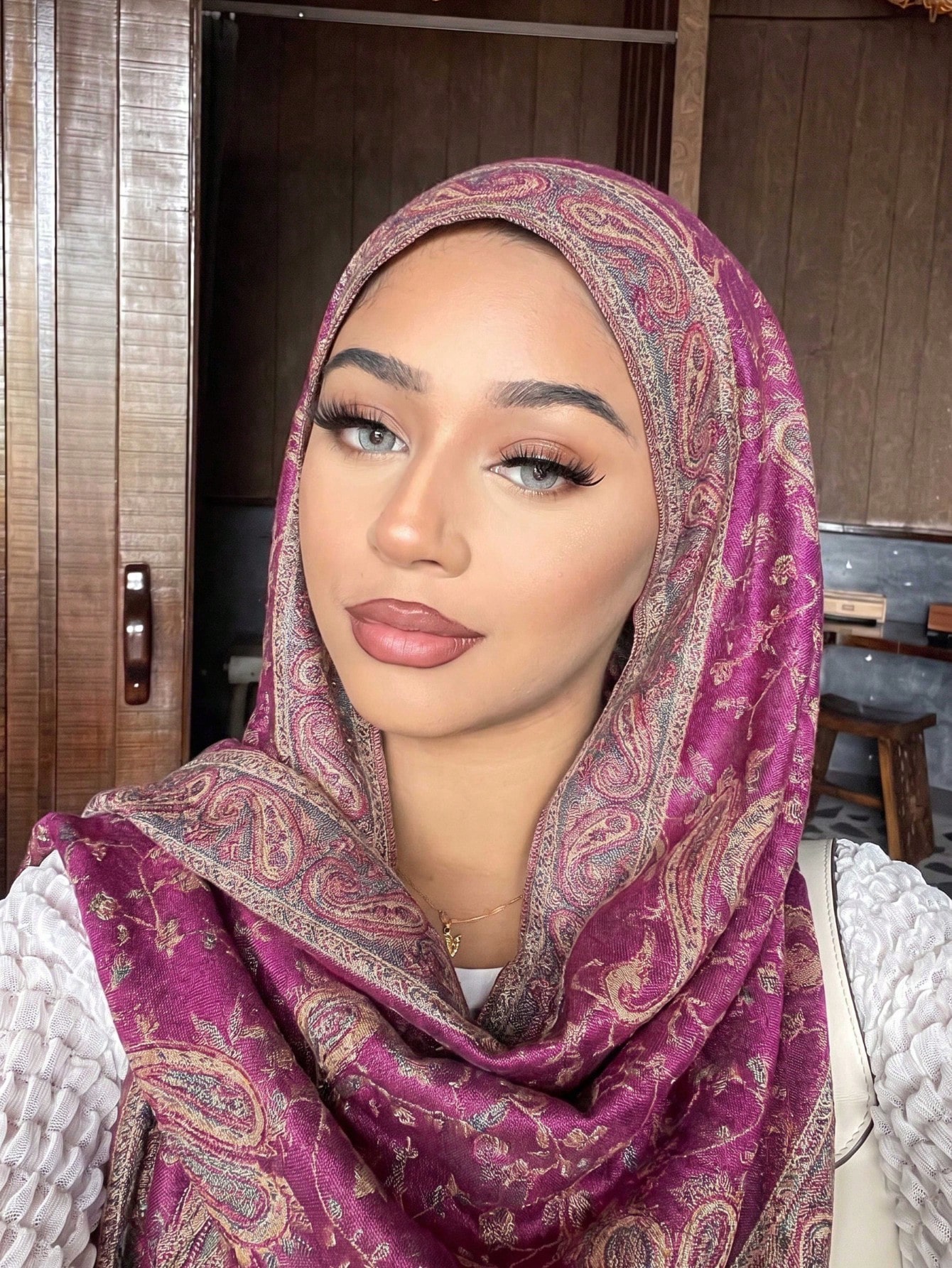 Écharpe pashmina jacquard double face style bohème vintage à motif paisley pour femmes, — vue 10