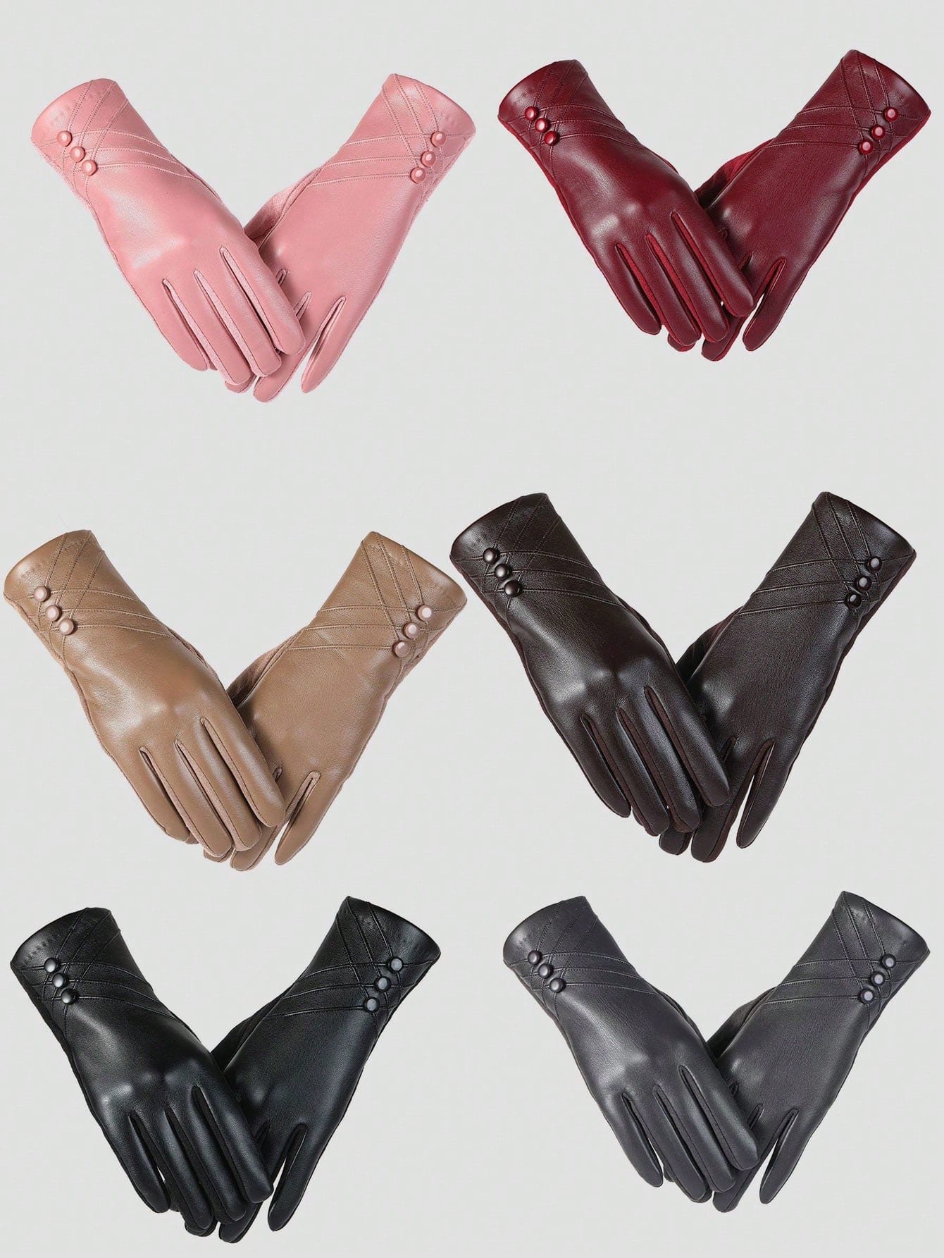 1 paire de gants d'hiver pour femmes pour le cyclisme en plein air, la, la conduite avec