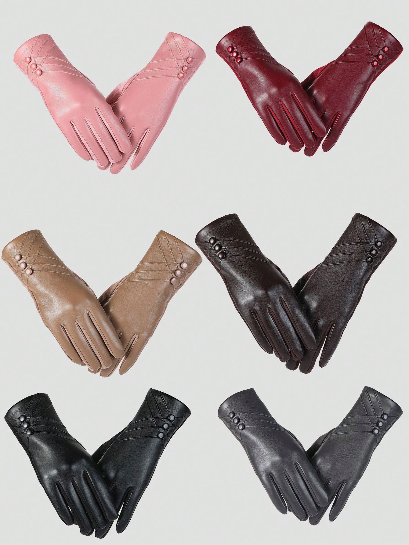 1 paire de gants d'hiver pour femmes pour le cyclisme en plein air, la, la conduite avec