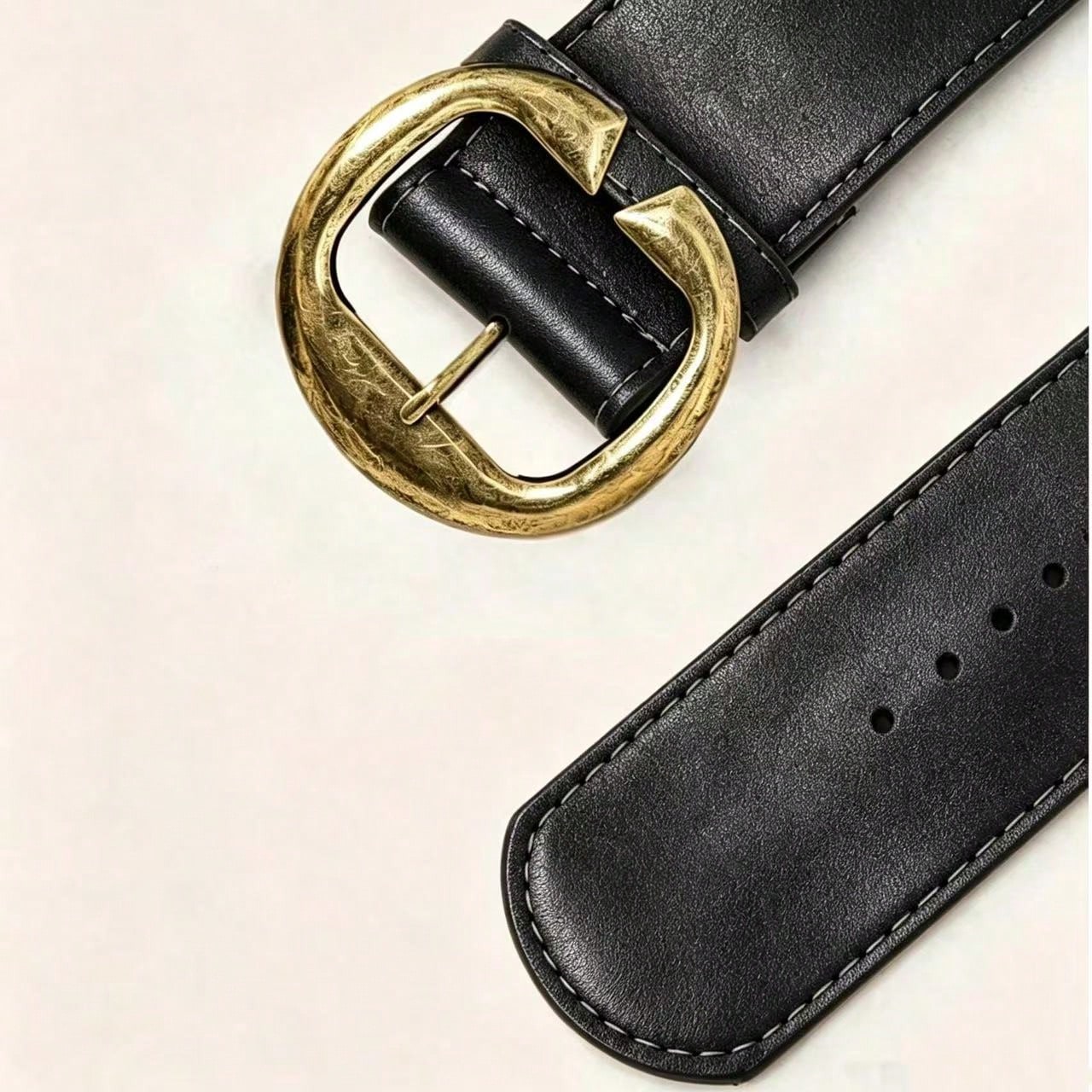 Ceinture Millénium, style occidental Y2K, ceinture marron café, convient pour les jeans, — vue 11