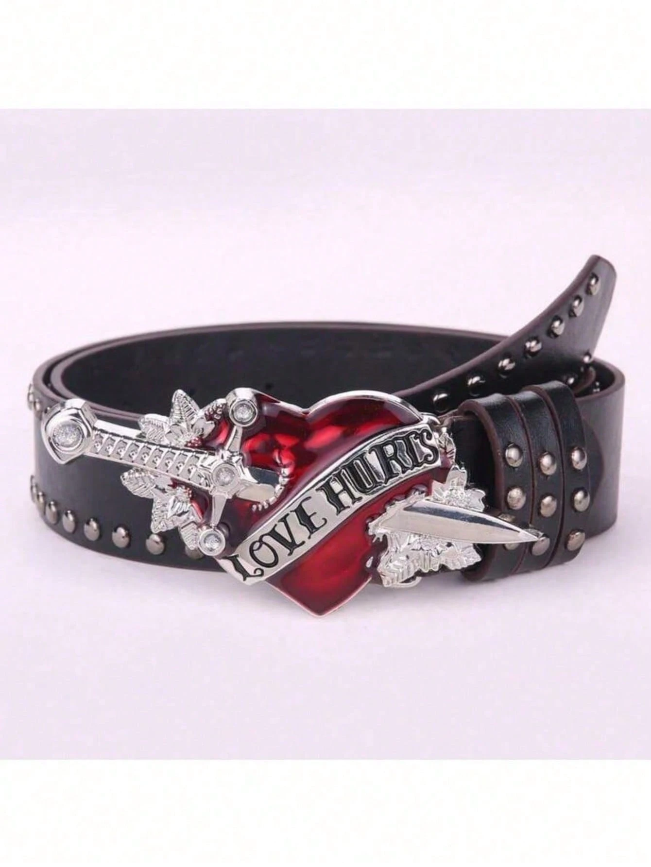 Ceinture mode style Y2K palmier, convient pour les fêtes et les rassemblements, ceinture