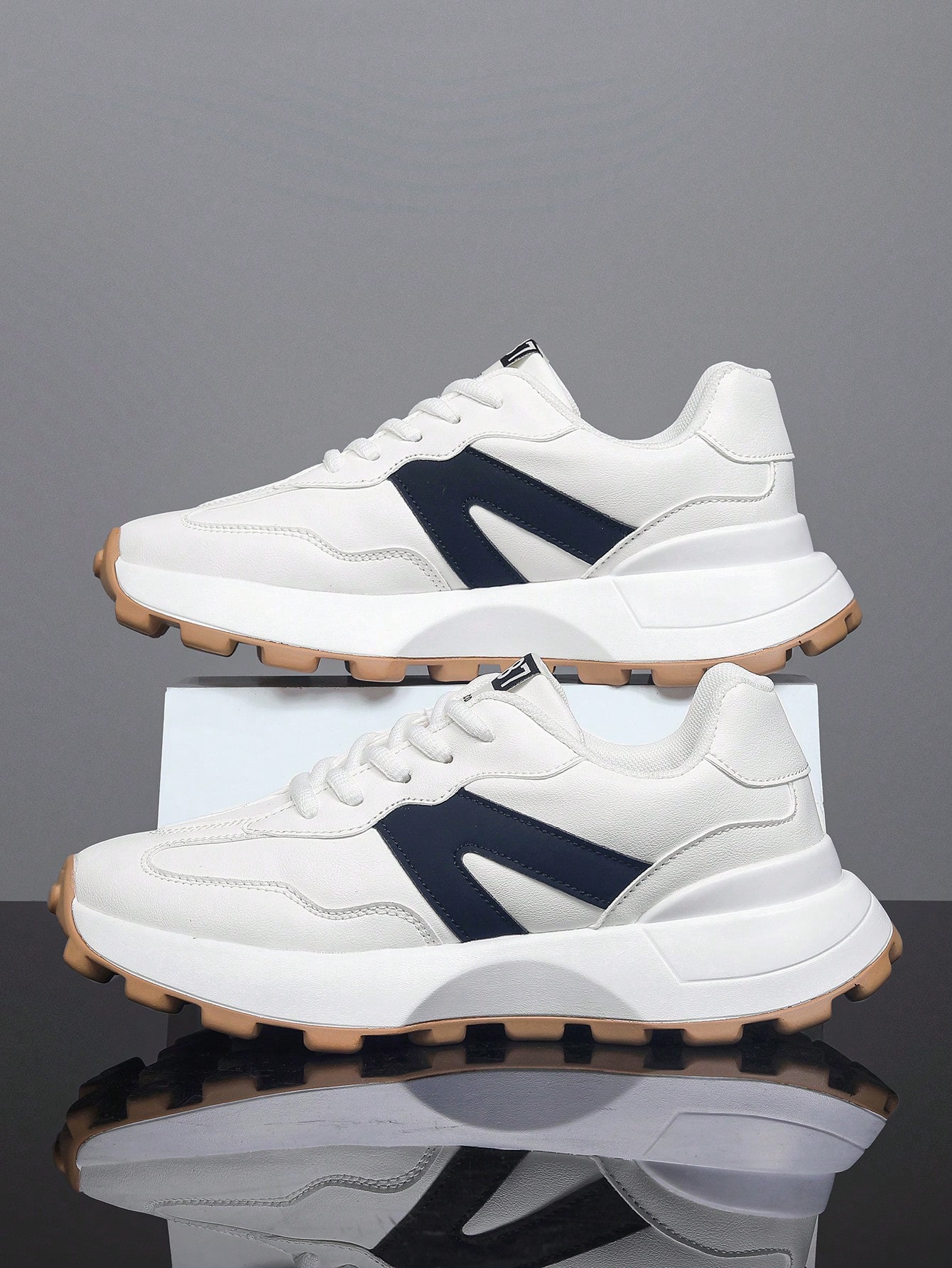 Baskets de mode décontractées polyvalentes pour hommes, baskets épaisses, style gym — vue 5