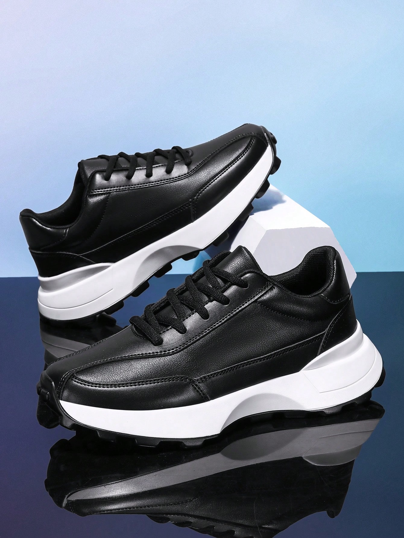 Baskets de mode décontractées polyvalentes pour hommes, baskets épaisses, style gym — vue 3
