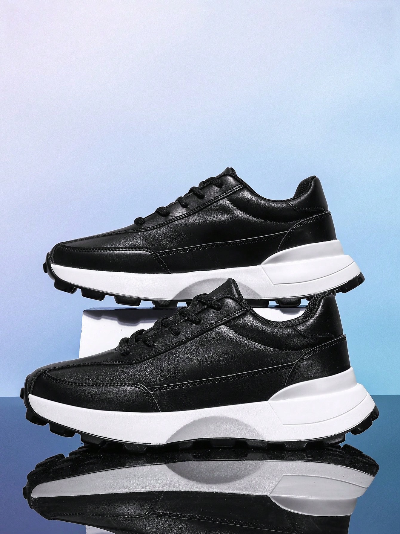 Baskets de mode décontractées polyvalentes pour hommes, baskets épaisses, style gym — vue 6
