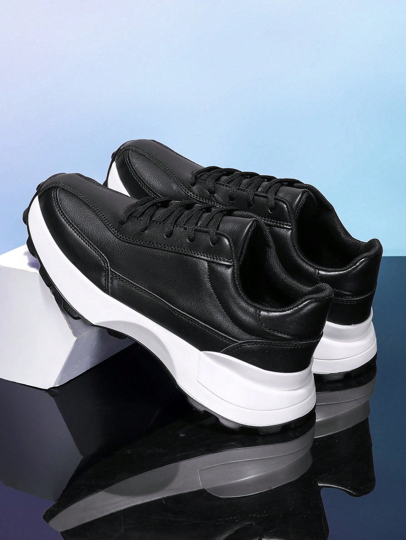 Baskets de mode décontractées polyvalentes pour hommes, baskets épaisses, style gym — vue 9