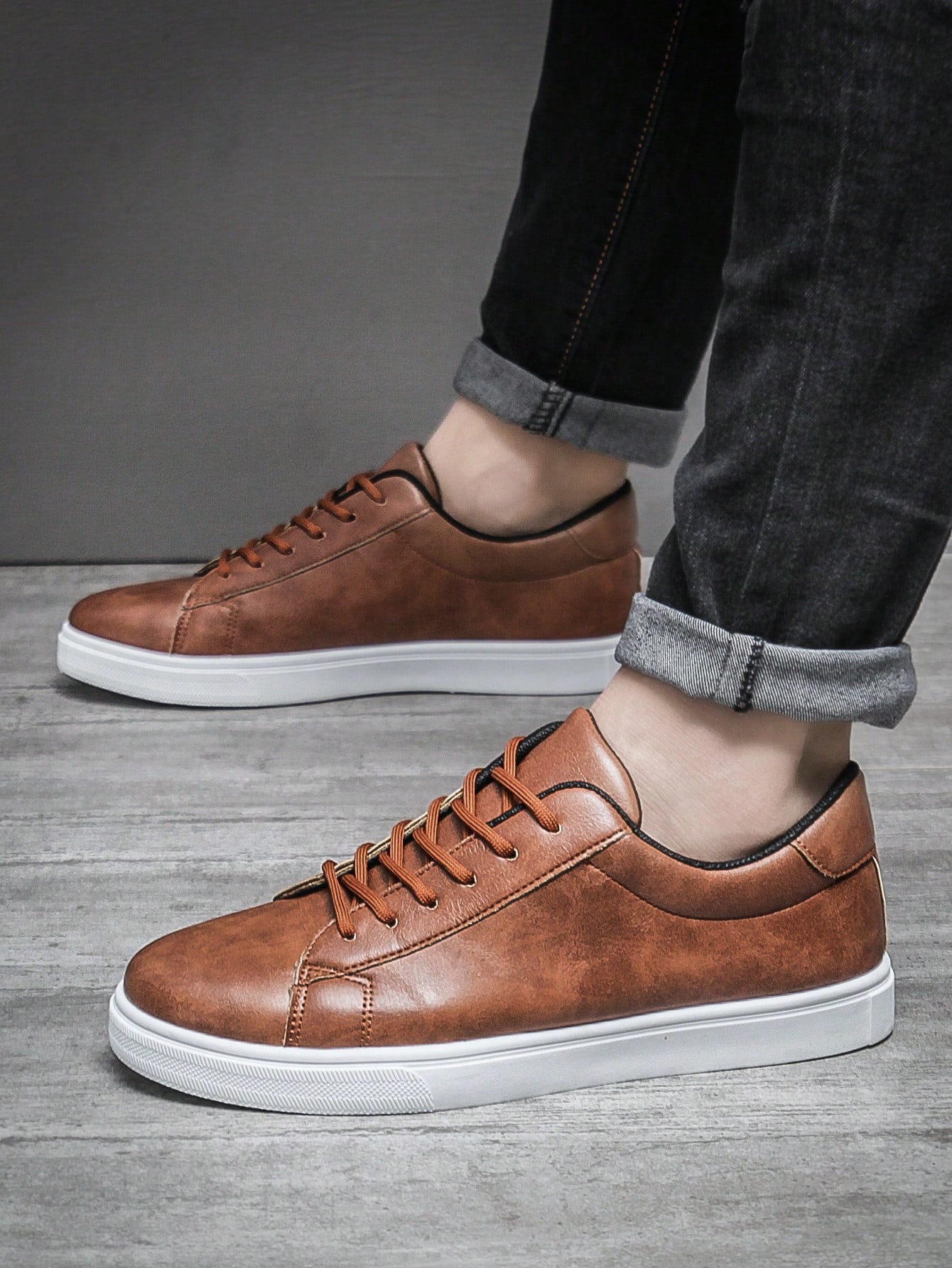 Chaussures de sport décontractées pour hommes, anti-dérapantes, baskets d'étudiant. — vue 7