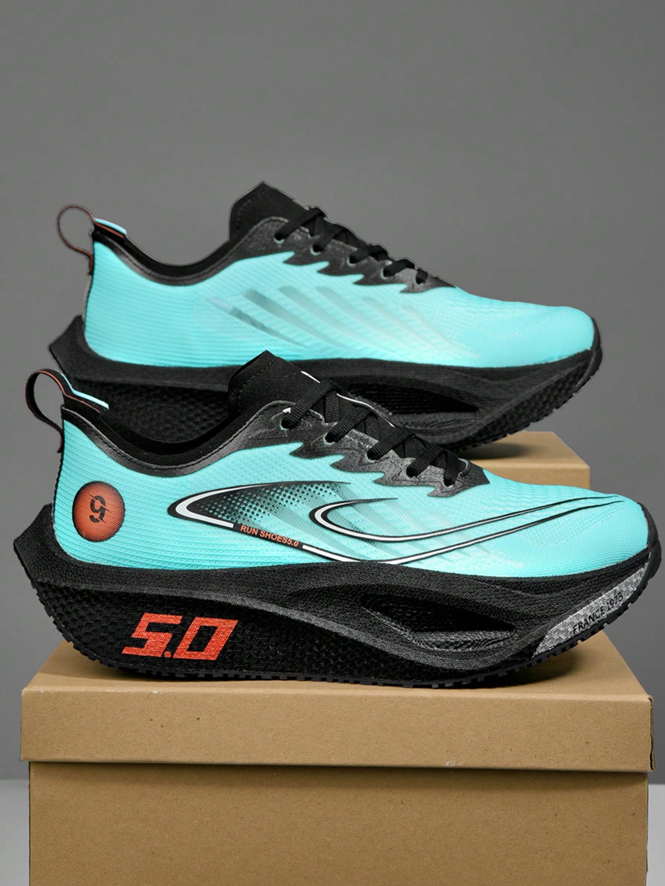 Chaussures de sport à plaque de carbone pour hommes, chaussures de course pour la course, — vue 5