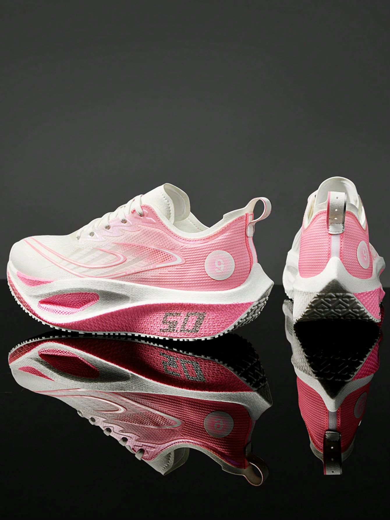 Chaussures de sport à plaque de carbone pour hommes, chaussures de course pour la course, — vue 3