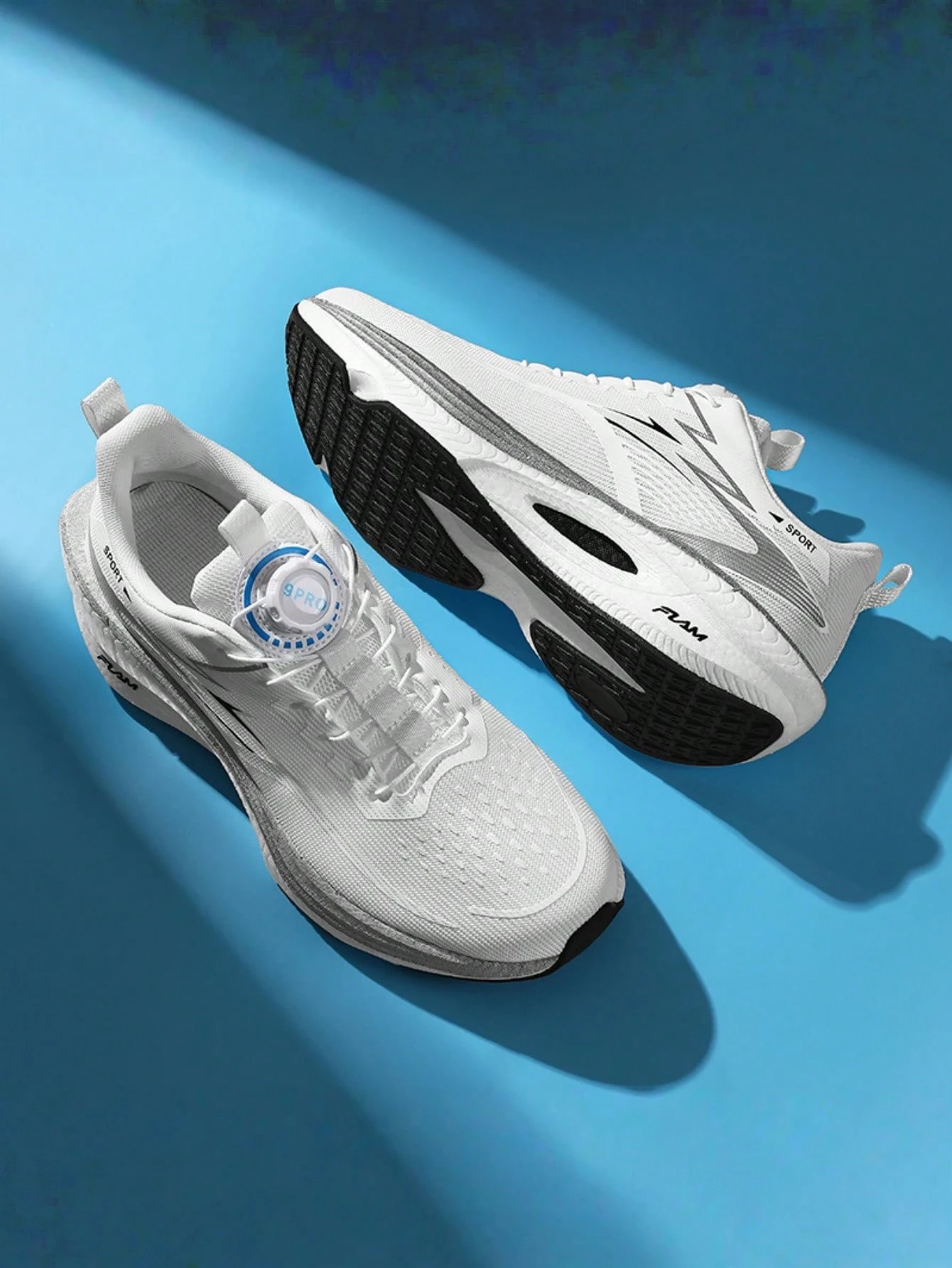 Chaussures de course marathon à plaque de carbone unisexes - Chaussures de sport légères — vue 7