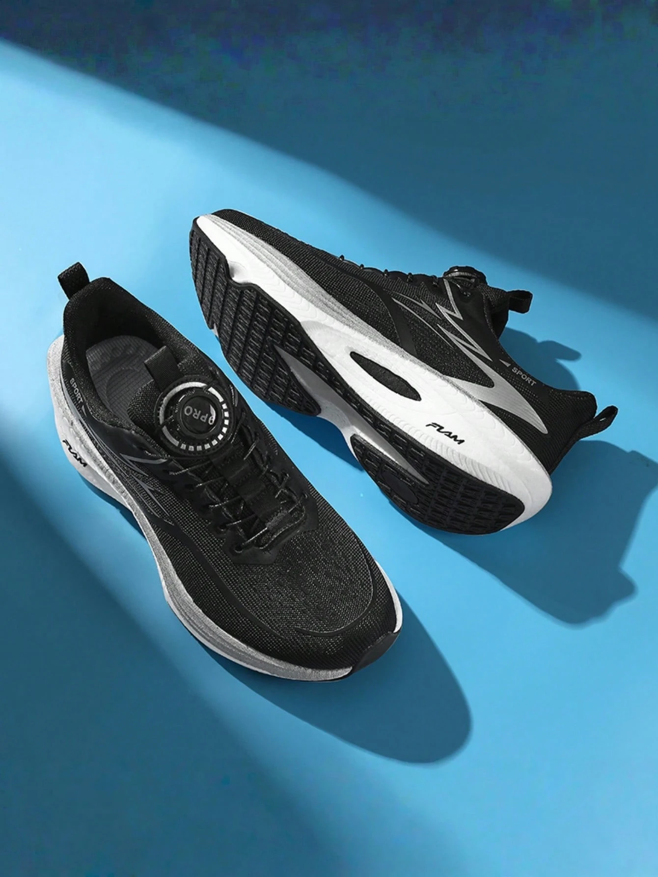 Chaussures de course marathon à plaque de carbone unisexes - Chaussures de sport légères — vue 8