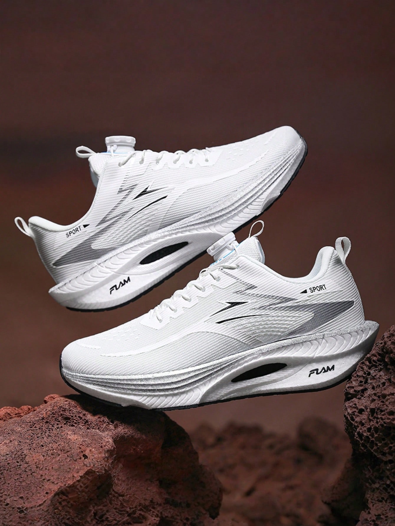 Chaussures de course marathon à plaque de carbone unisexes - Chaussures de sport légères — vue 11