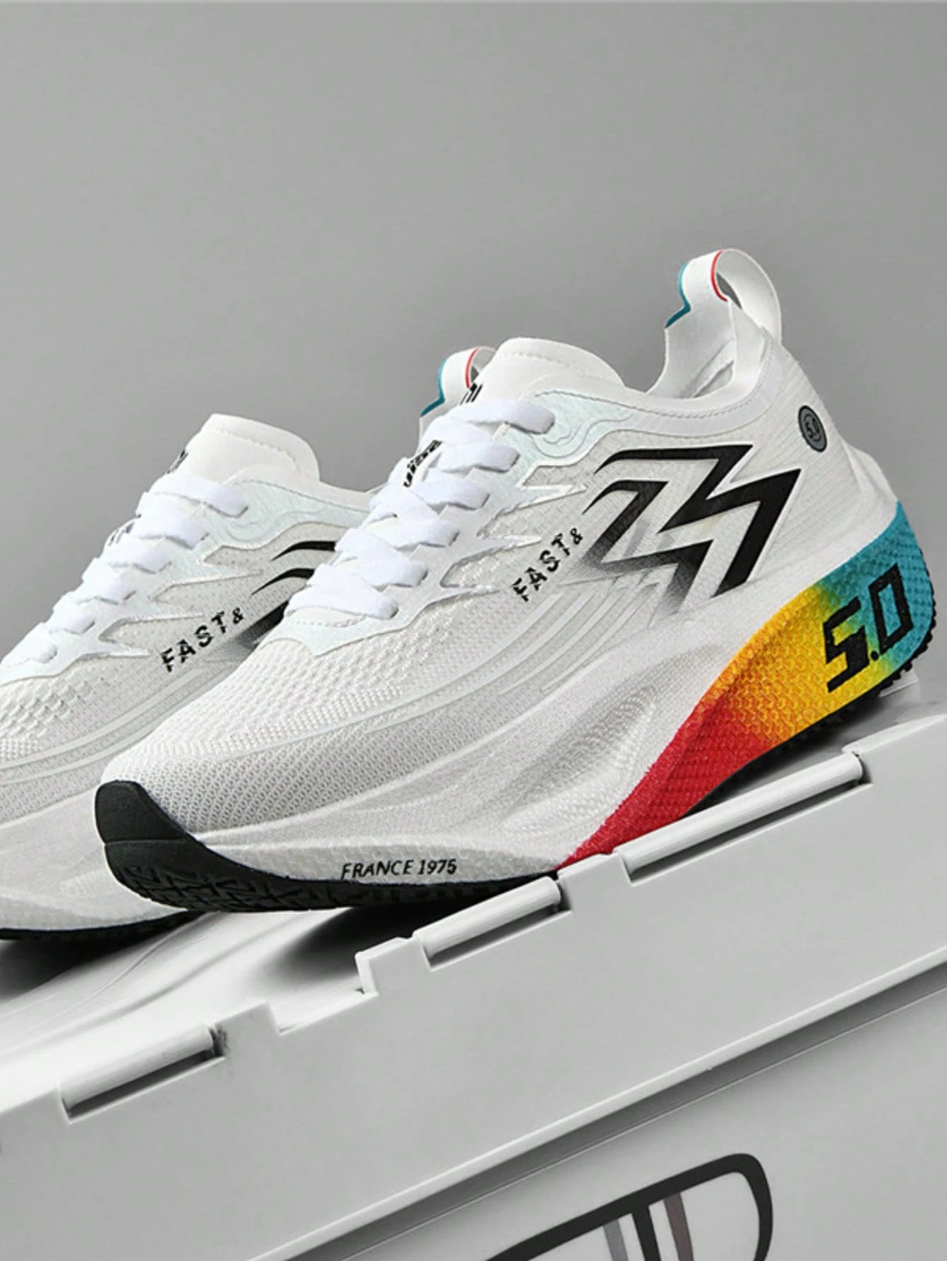 Chaussures de sport à plaque de carbone pour hommes, chaussures de course pour la course, — vue 7