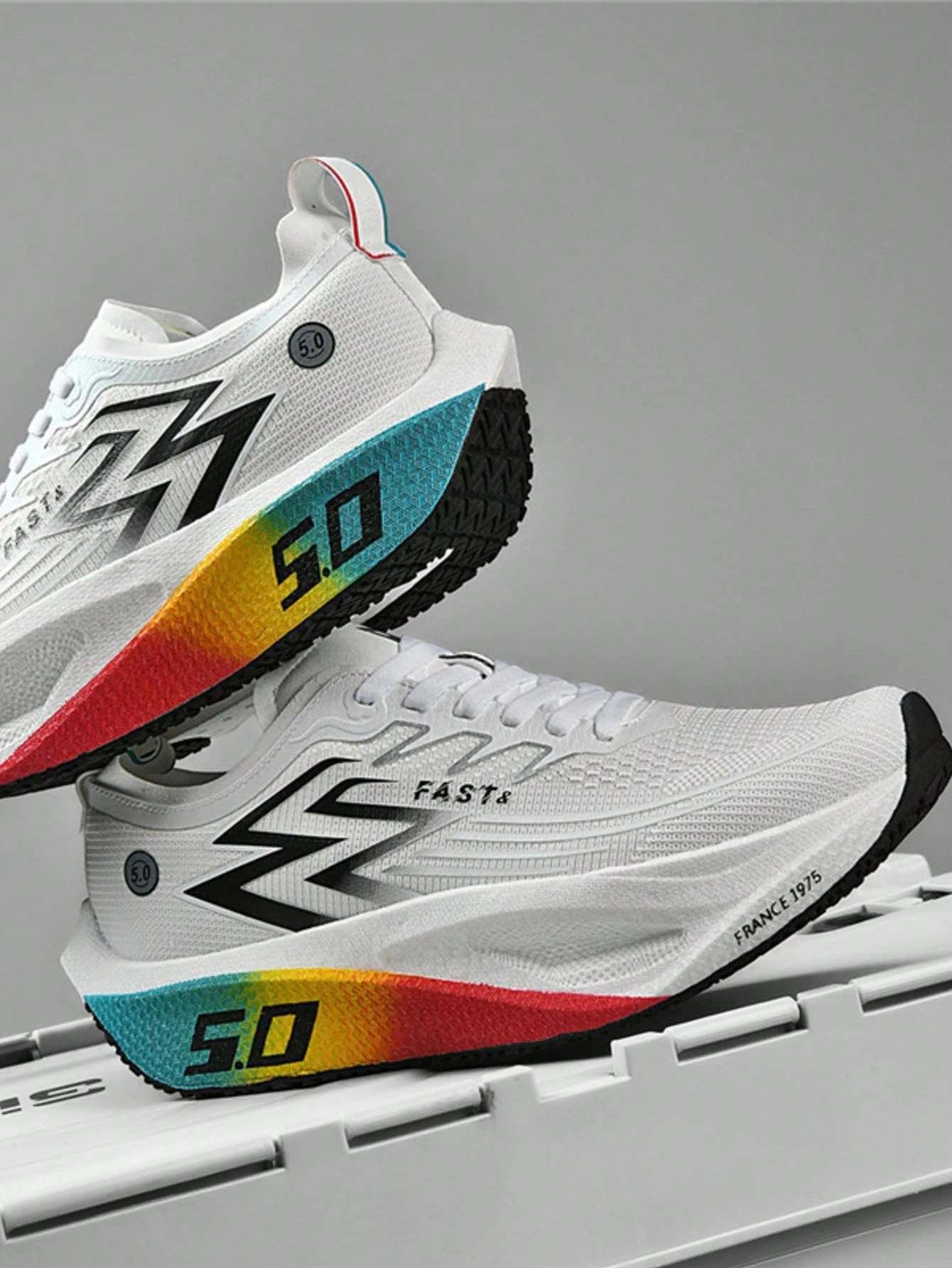 Chaussures de sport à plaque de carbone pour hommes, chaussures de course pour la course, — vue 10