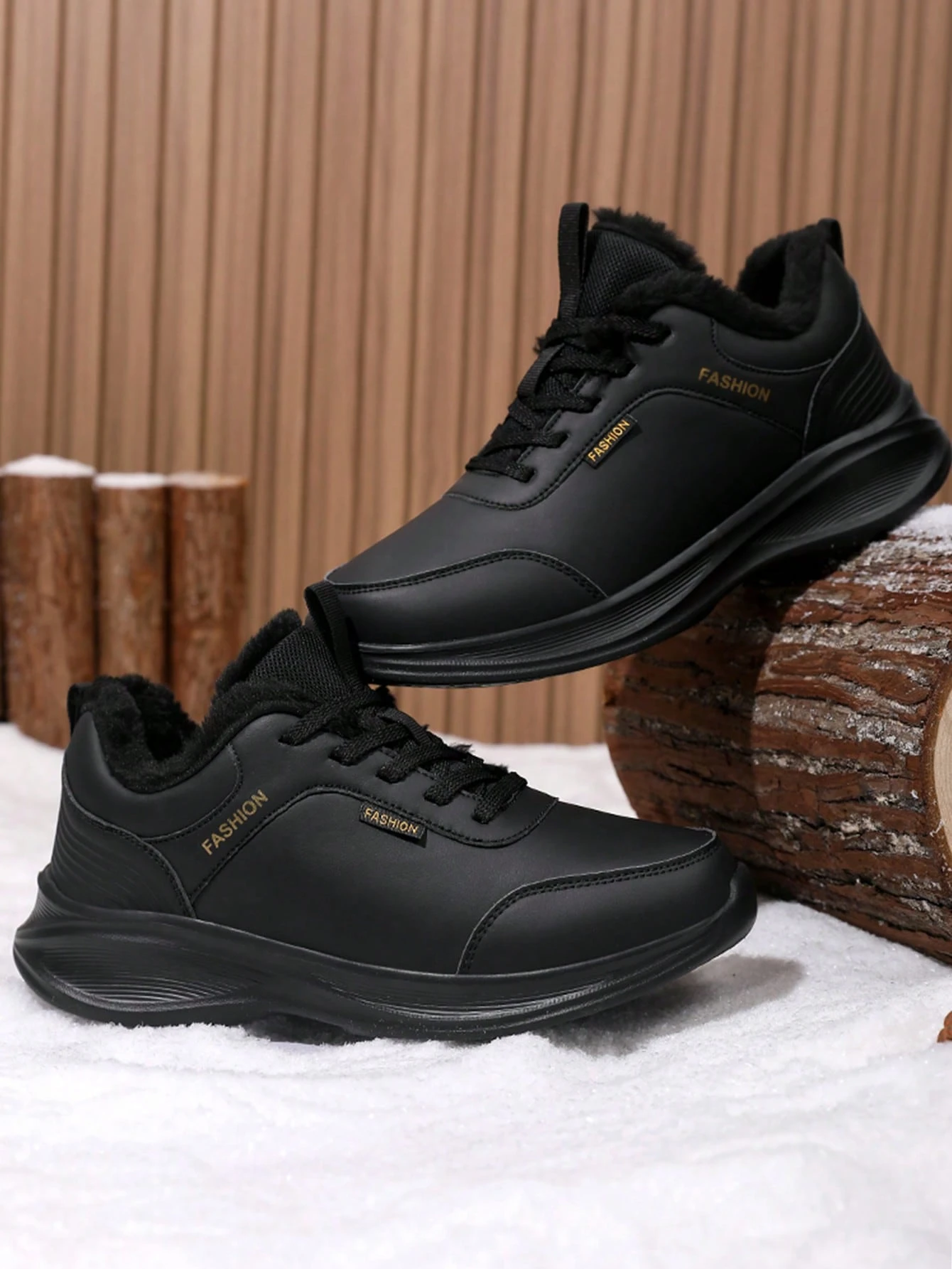 Chaussures de sport décontractées blanches pour hommes, baskets confortables à lacets — vue 11