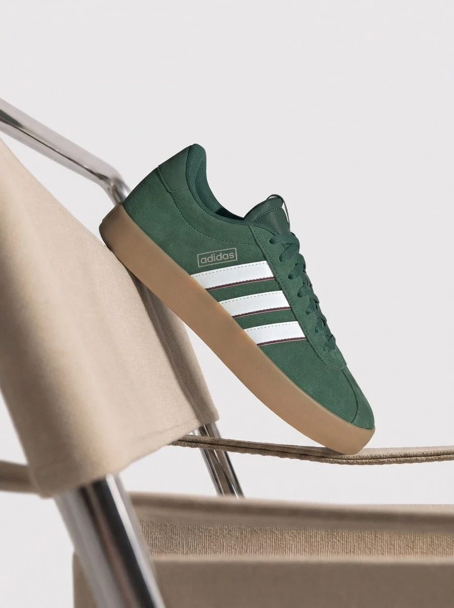 Baskets Adidas VL Court homme à lacets, semelle antidérapante, style héritage — vue 5