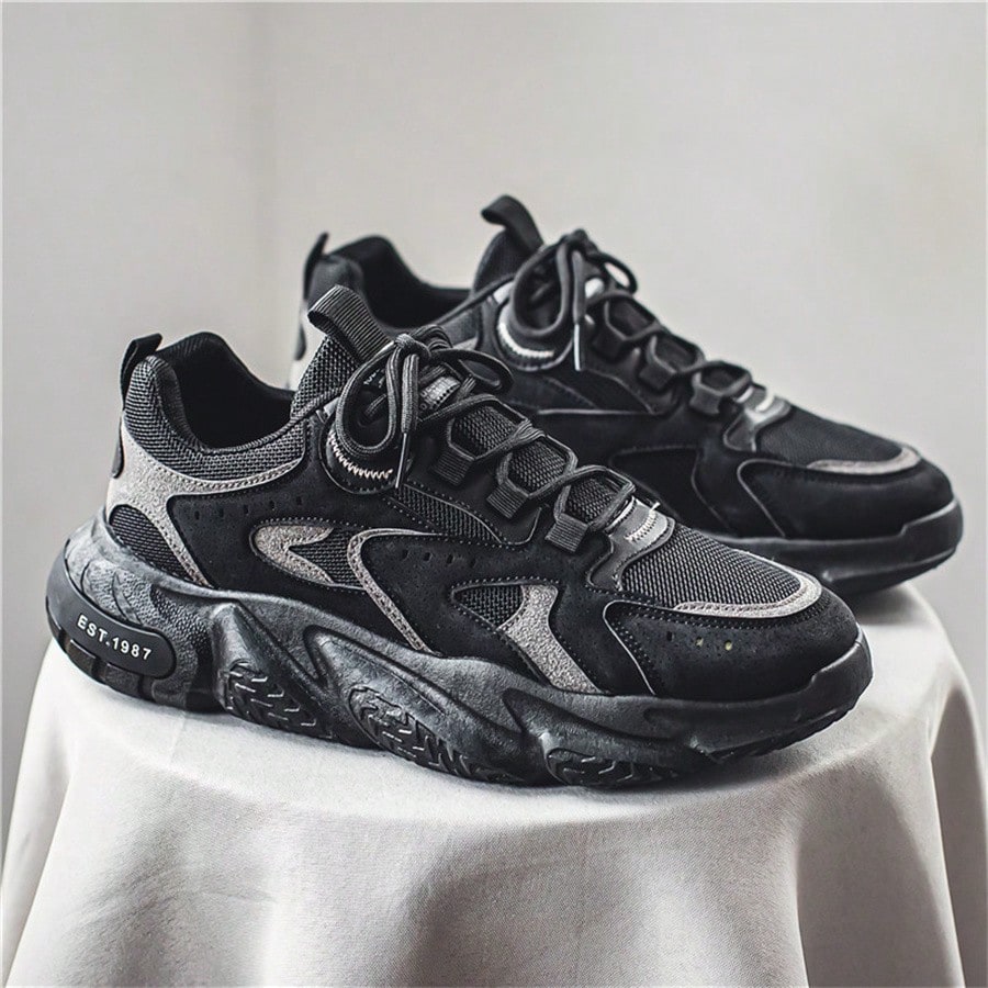 Baskets décontractées à la mode pour hommes, chaussures de sport polyvalentes, nouveauté — vue 3