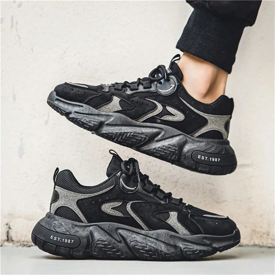 Baskets décontractées à la mode pour hommes, chaussures de sport polyvalentes, nouveauté — vue 6