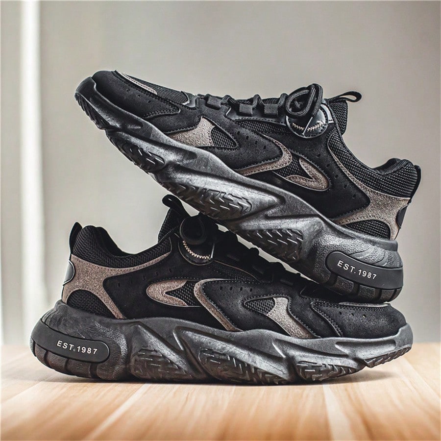 Baskets décontractées à la mode pour hommes, chaussures de sport polyvalentes, nouveauté — vue 9