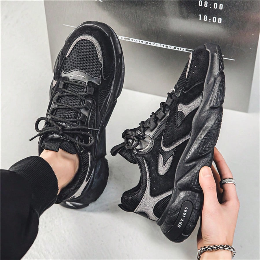 Baskets décontractées à la mode pour hommes, chaussures de sport polyvalentes, nouveauté — vue 12