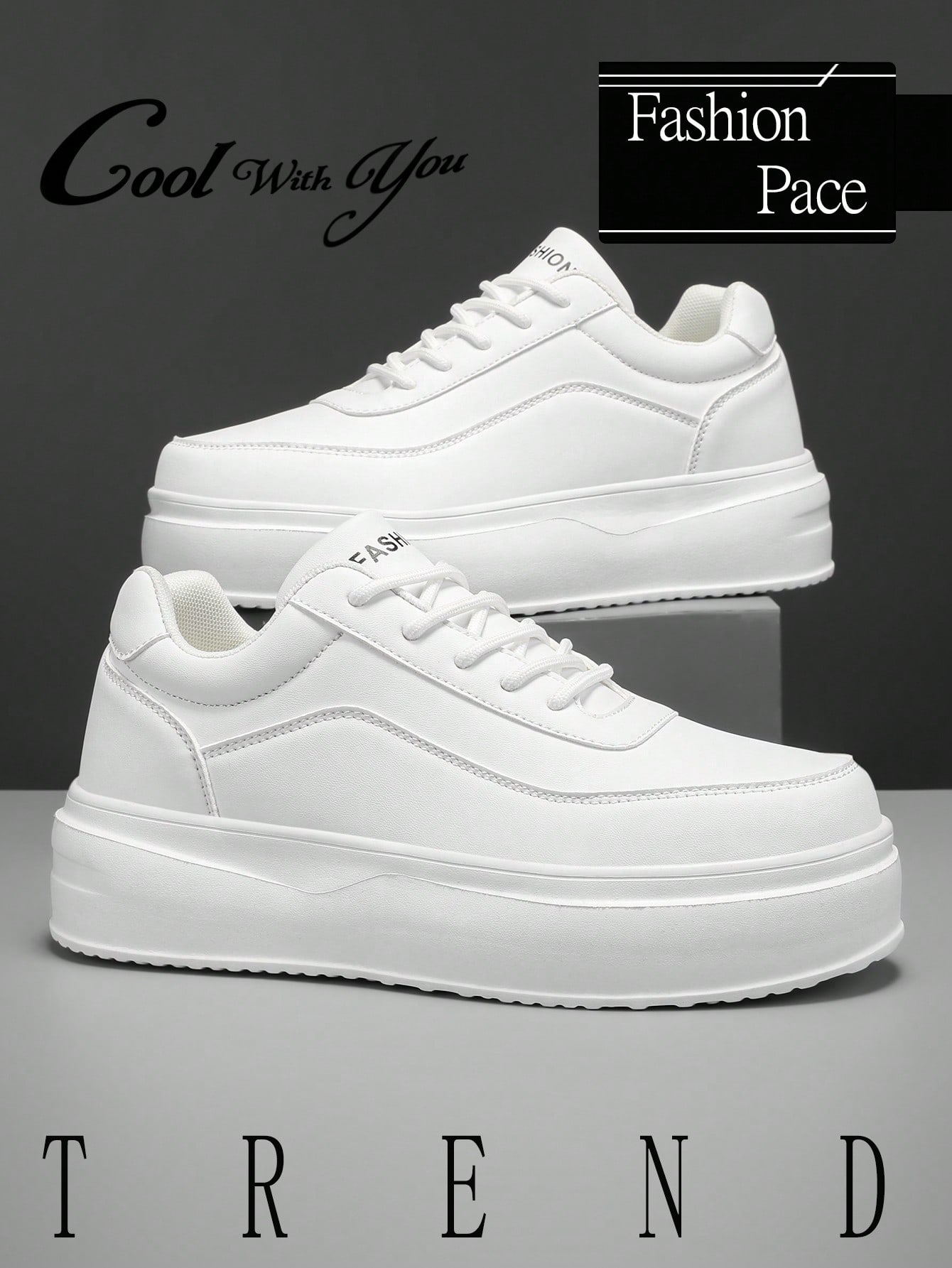 Baskets de sport basses pour hommes, minimalistes, noir pur, patchwork texturé, lacets — vue 4