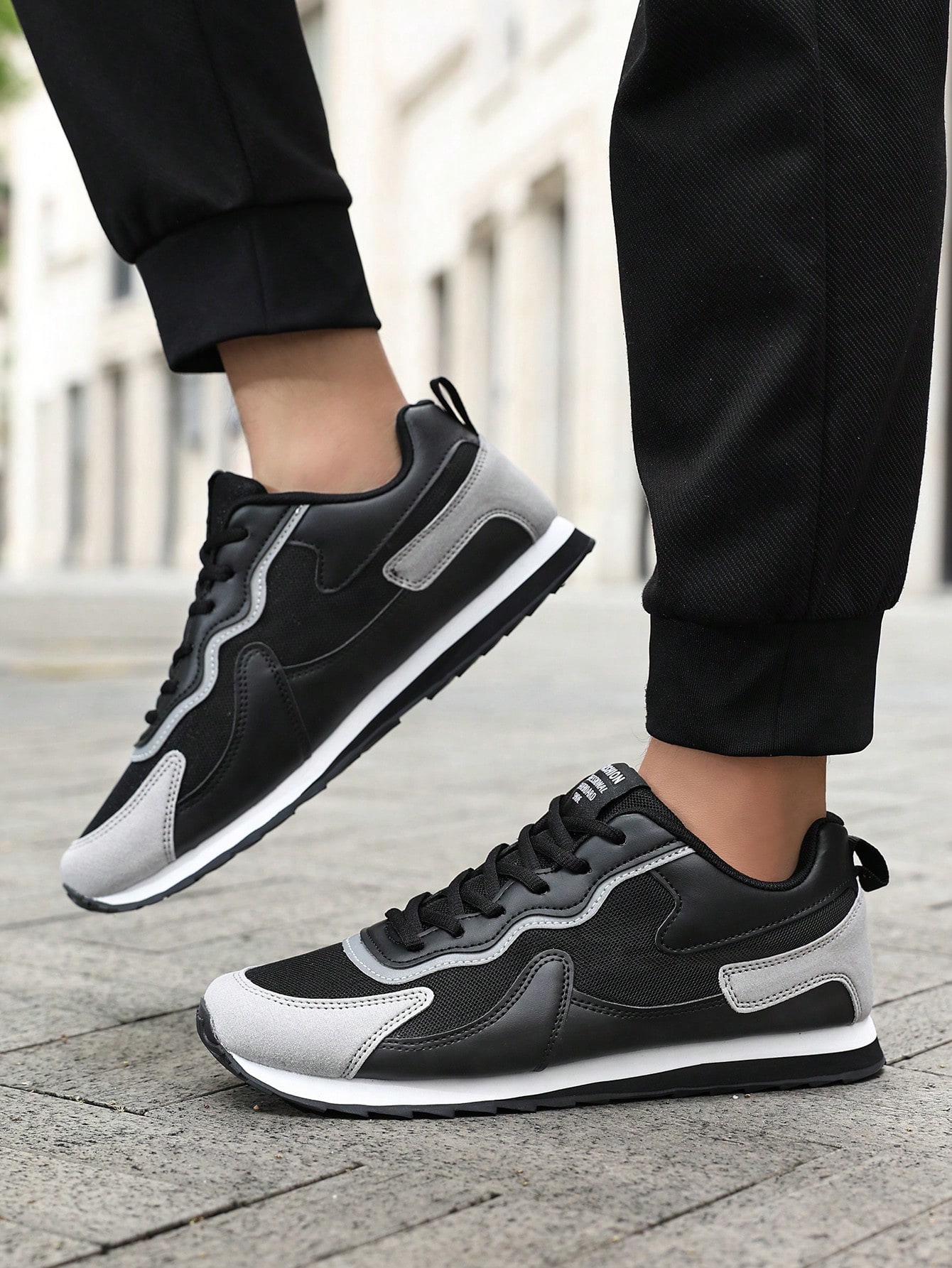1 paire de chaussures de jogging pour hommes & femmes, style chaussures de sport — vue 8
