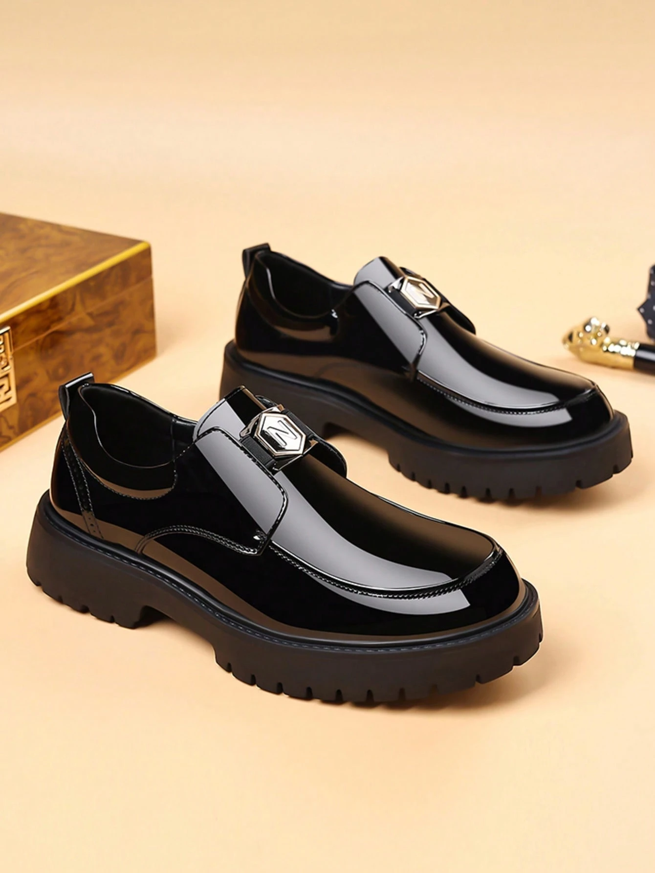 Chaussures formelles d'affaires pour hommes, style coréen à la mode, chaussures — vue 3