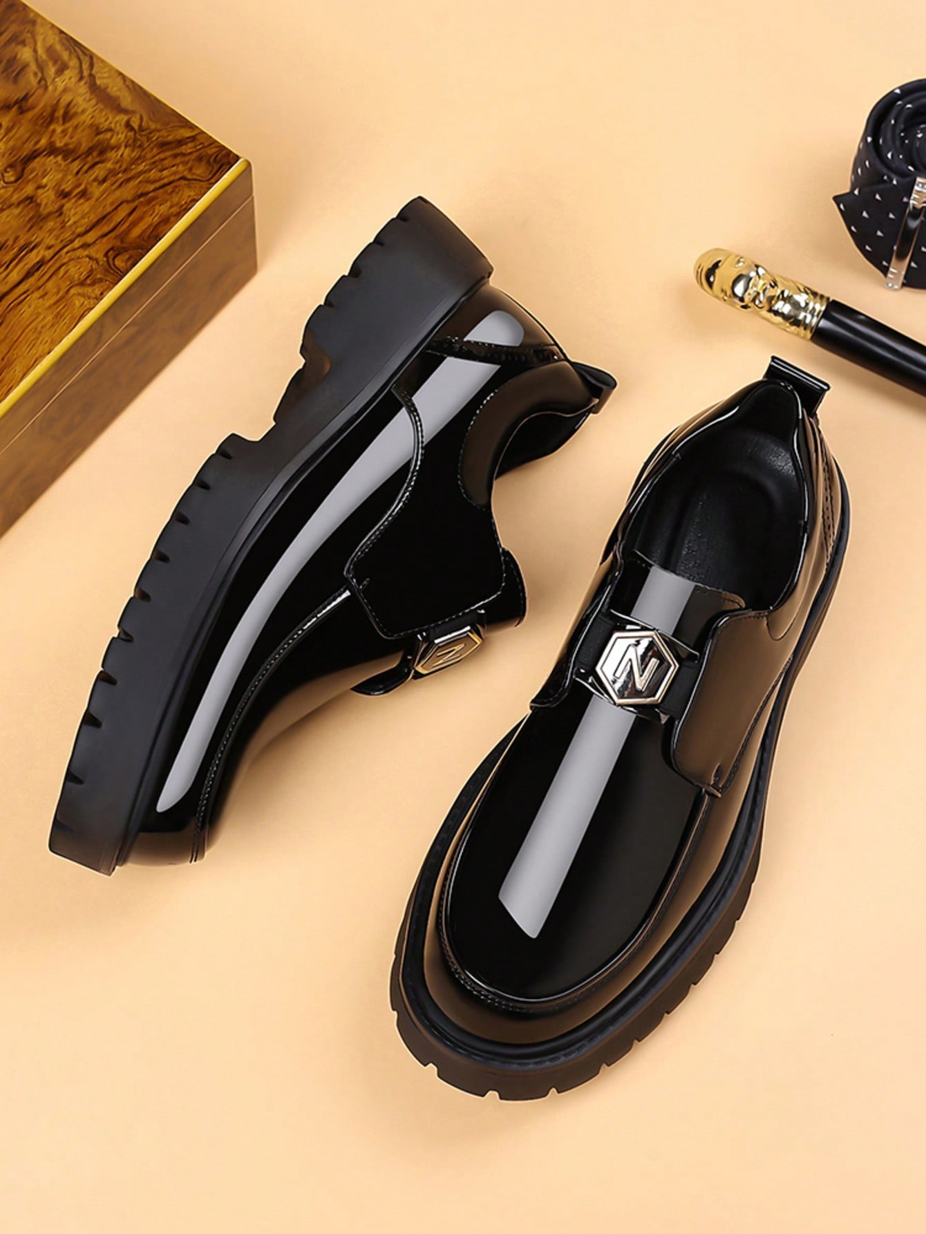 Chaussures formelles d'affaires pour hommes, style coréen à la mode, chaussures — vue 8