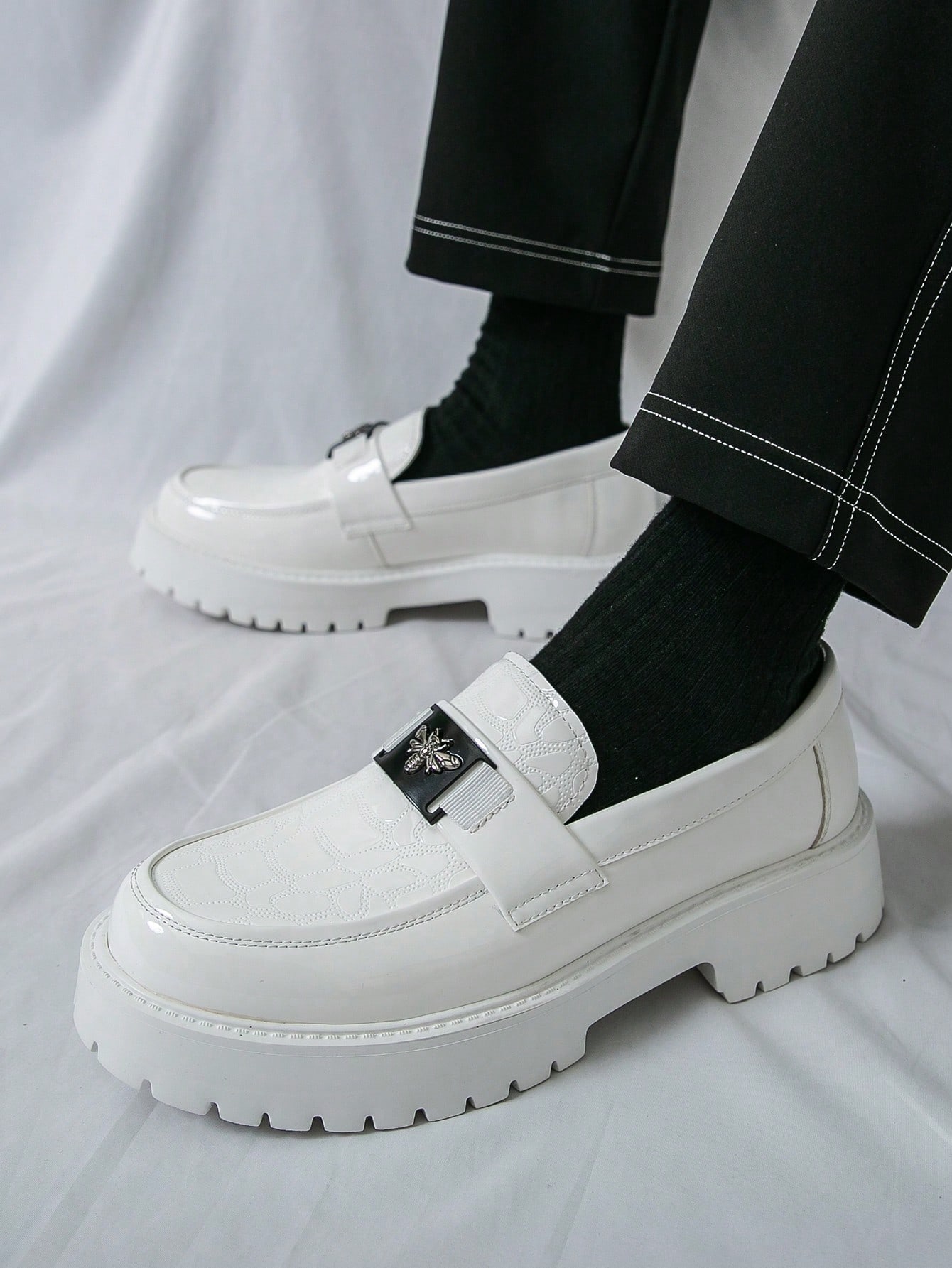 Chaussures de style britannique décontractées pour hommes, chaussures de soirée formelles — vue 10