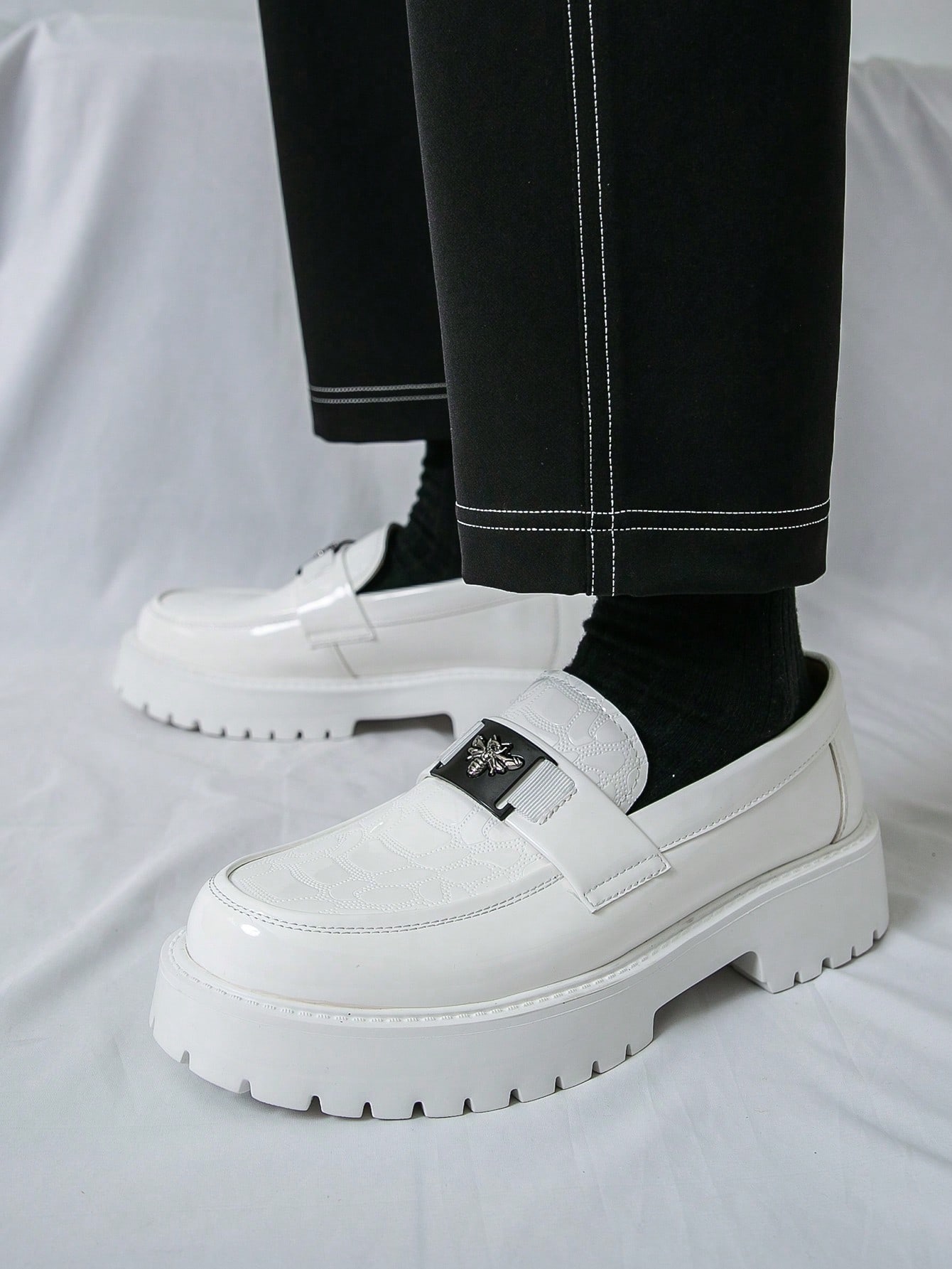 Chaussures de style britannique décontractées pour hommes, chaussures de soirée formelles — vue 7