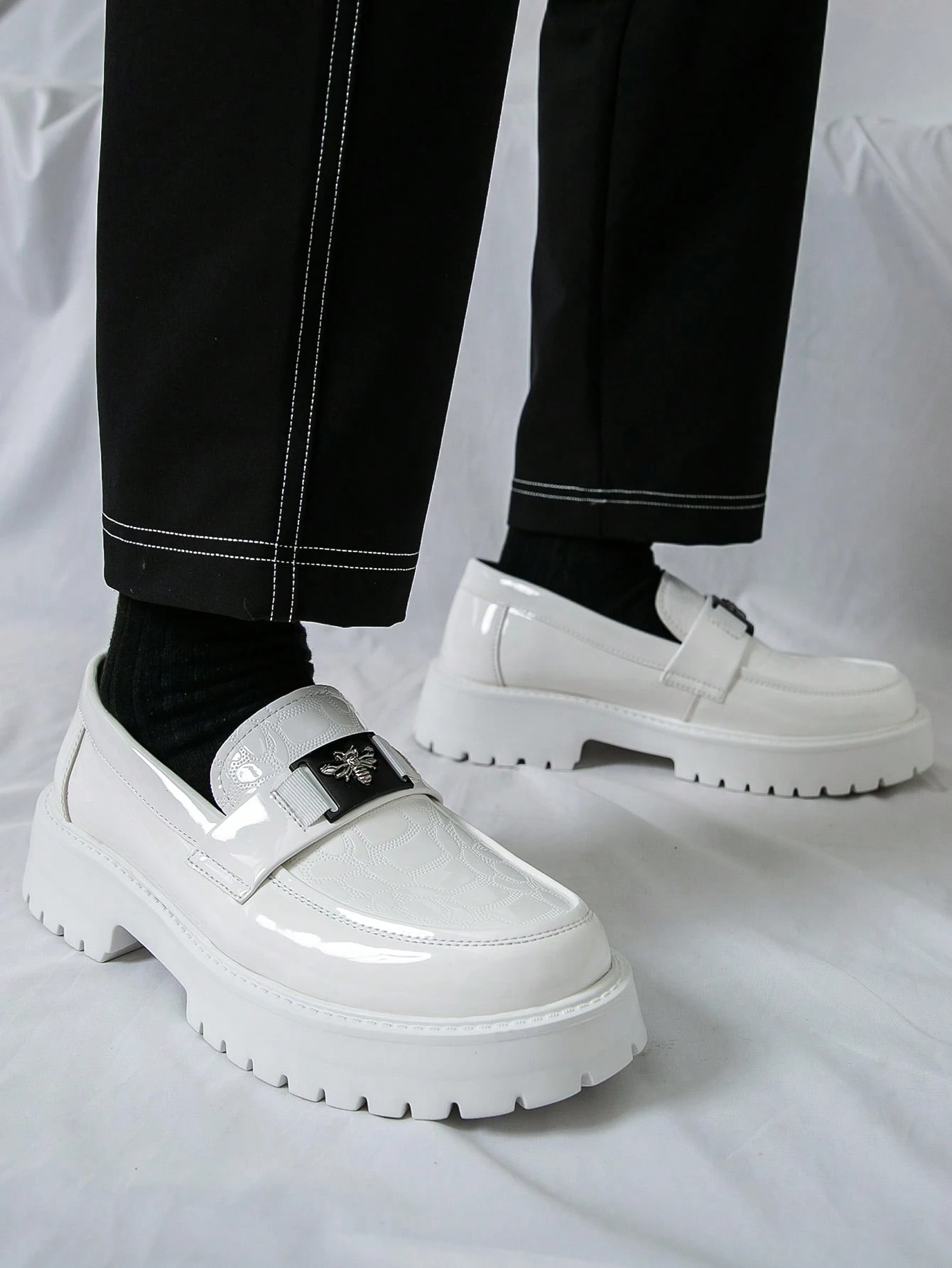 Chaussures de style britannique décontractées pour hommes, chaussures de soirée formelles — vue 9