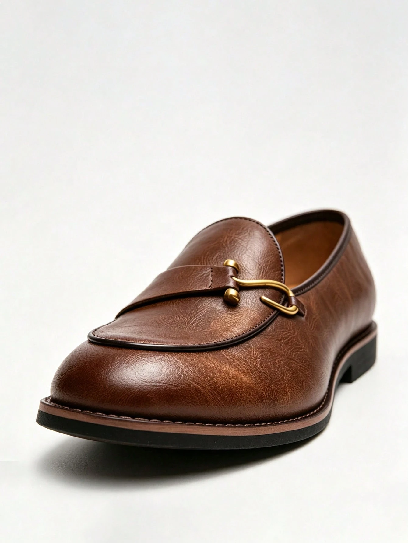 Salkin Mocassins à enfiler de luxe vintage pour hommes, chaussures élégantes pour — vue 4