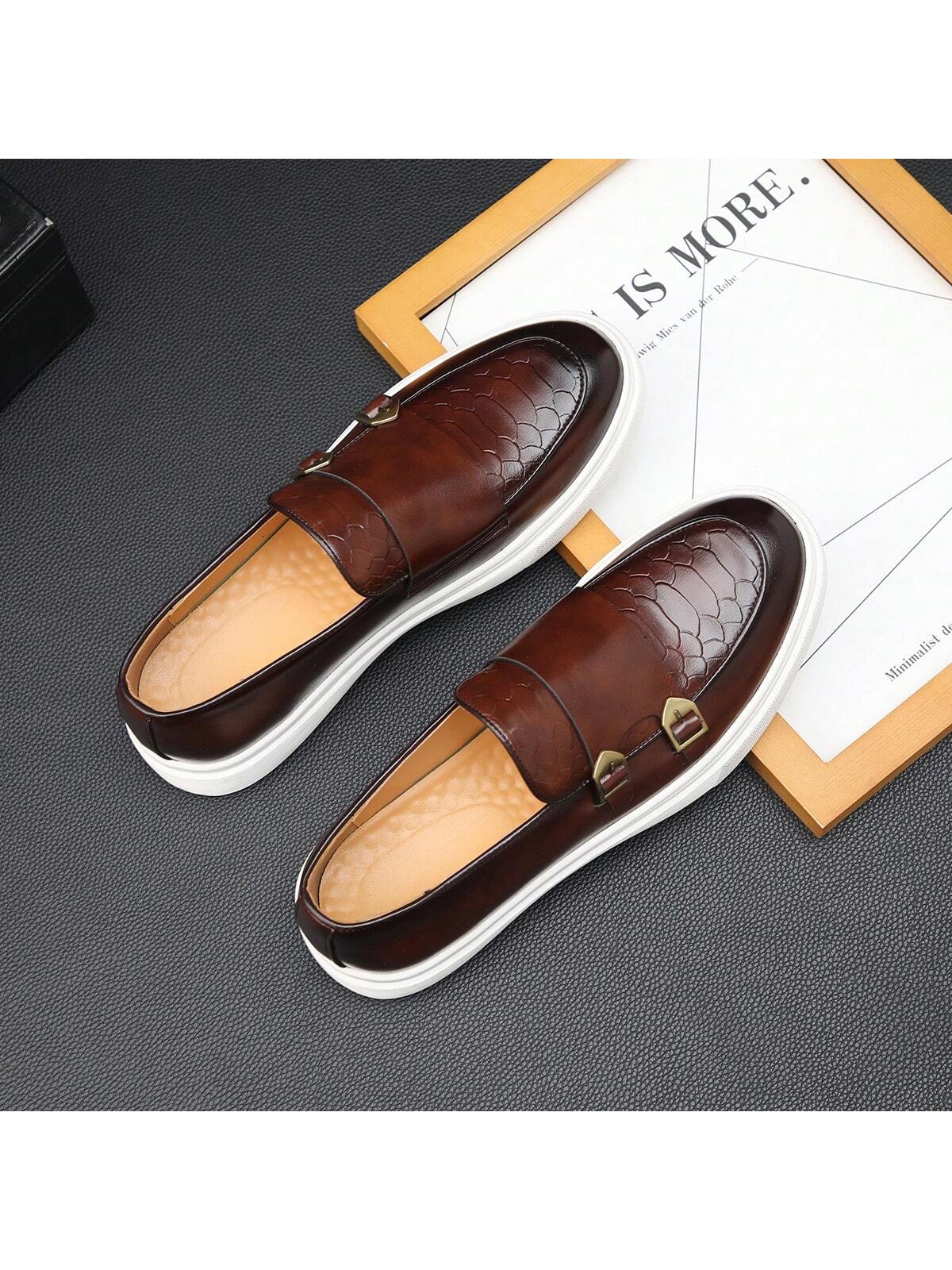 Chaussures décontractées de mode printemps 2026 pour hommes, style britannique, — vue 4