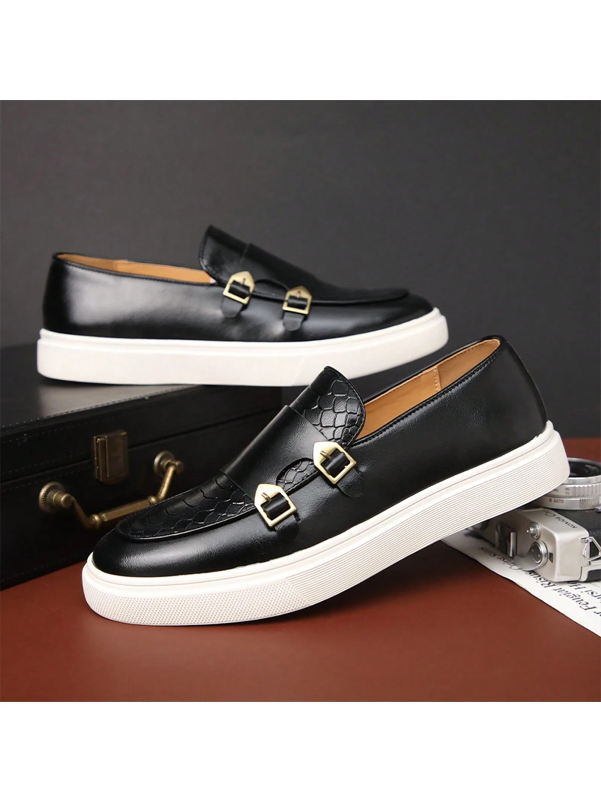 Chaussures décontractées de mode printemps 2026 pour hommes, style britannique, — vue 5