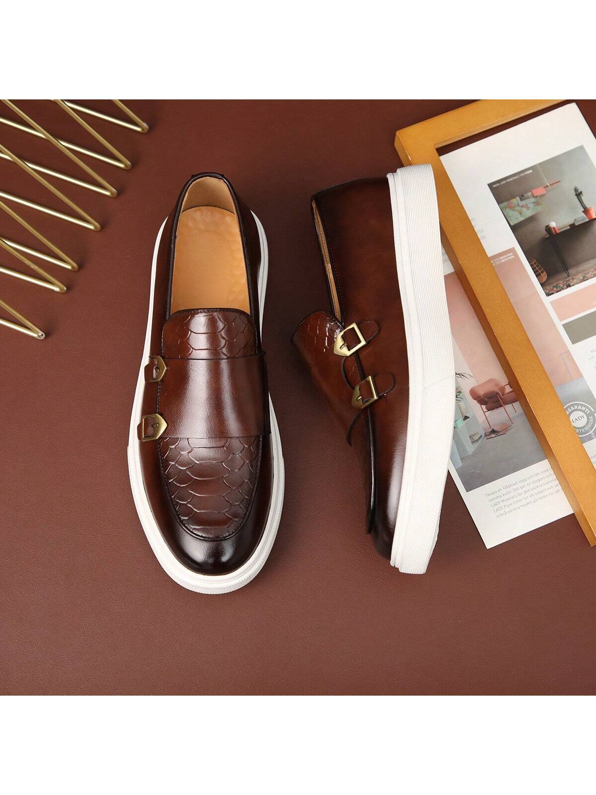 Chaussures décontractées de mode printemps 2026 pour hommes, style britannique, — vue 8