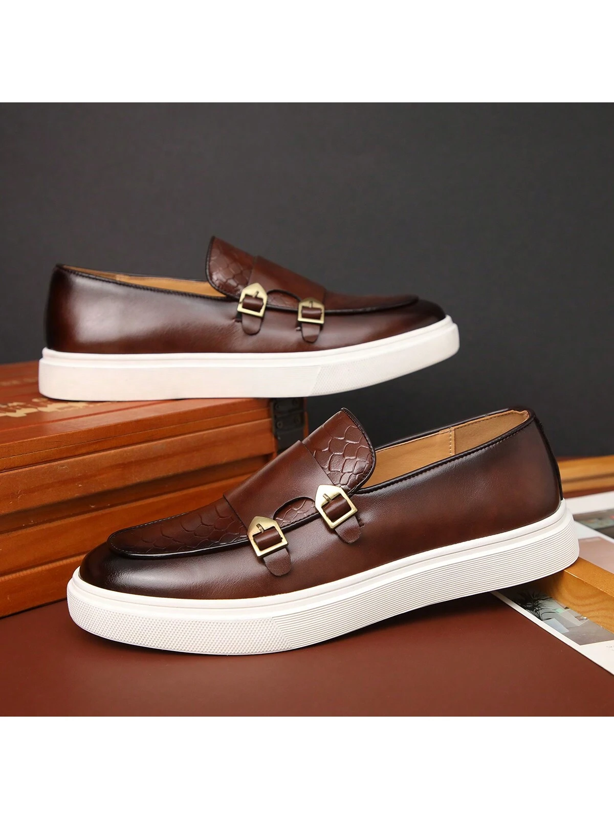 Chaussures décontractées de mode printemps 2026 pour hommes, style britannique, — vue 6