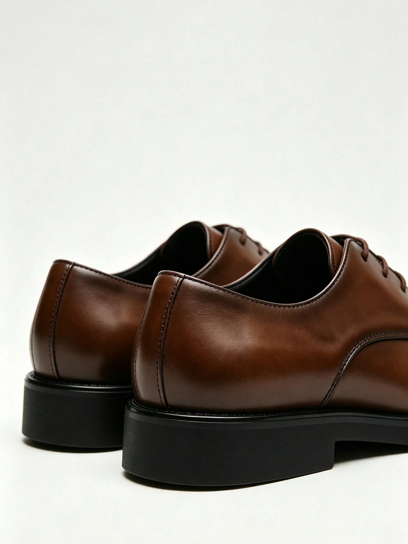 Salkin Chaussures de ville pour hommes de luxe vintage, chaussures Derby à lacets à bout — vue 9