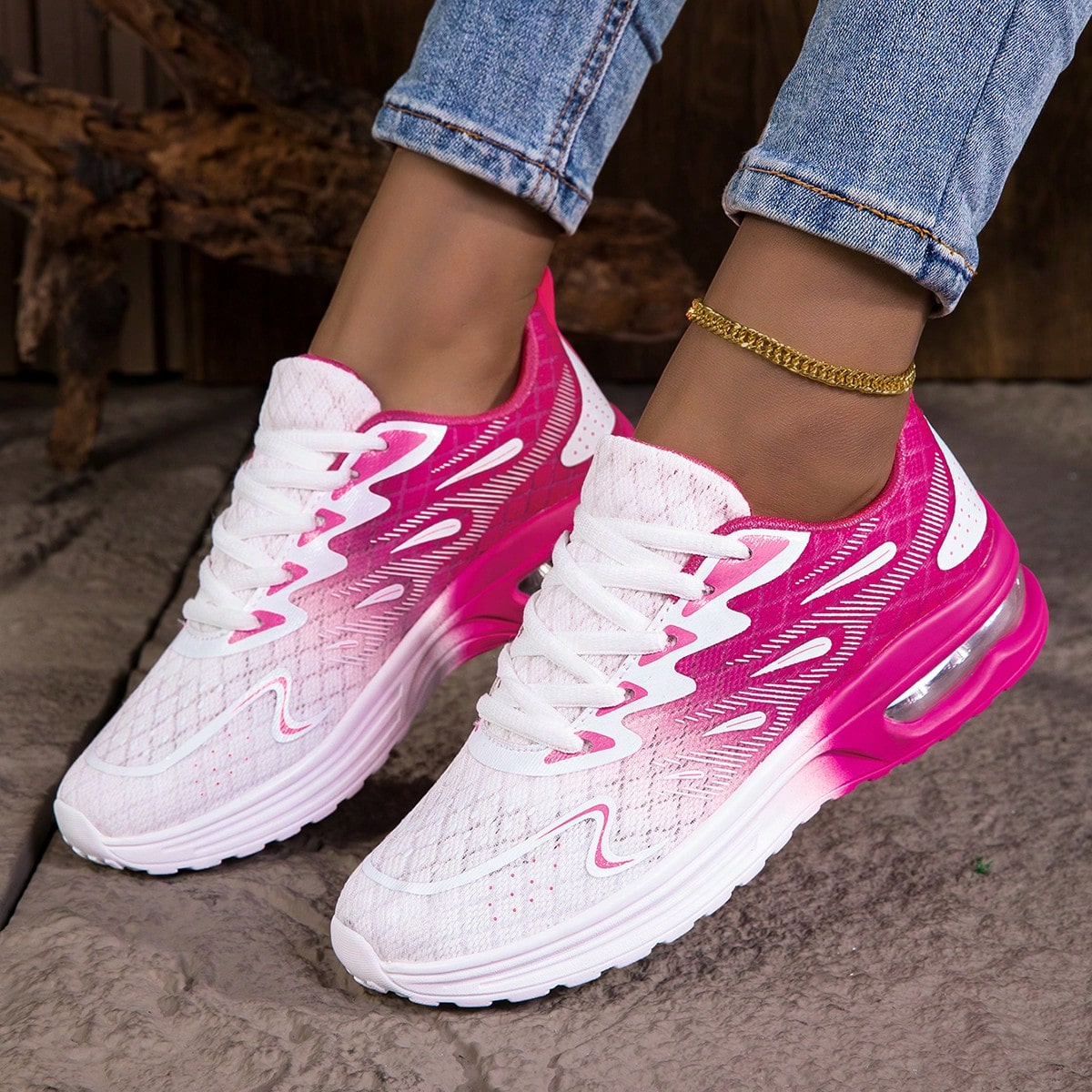 Chaussures de sport à coussin d'air de haute qualité, chaussures de course casual pour — vue 3