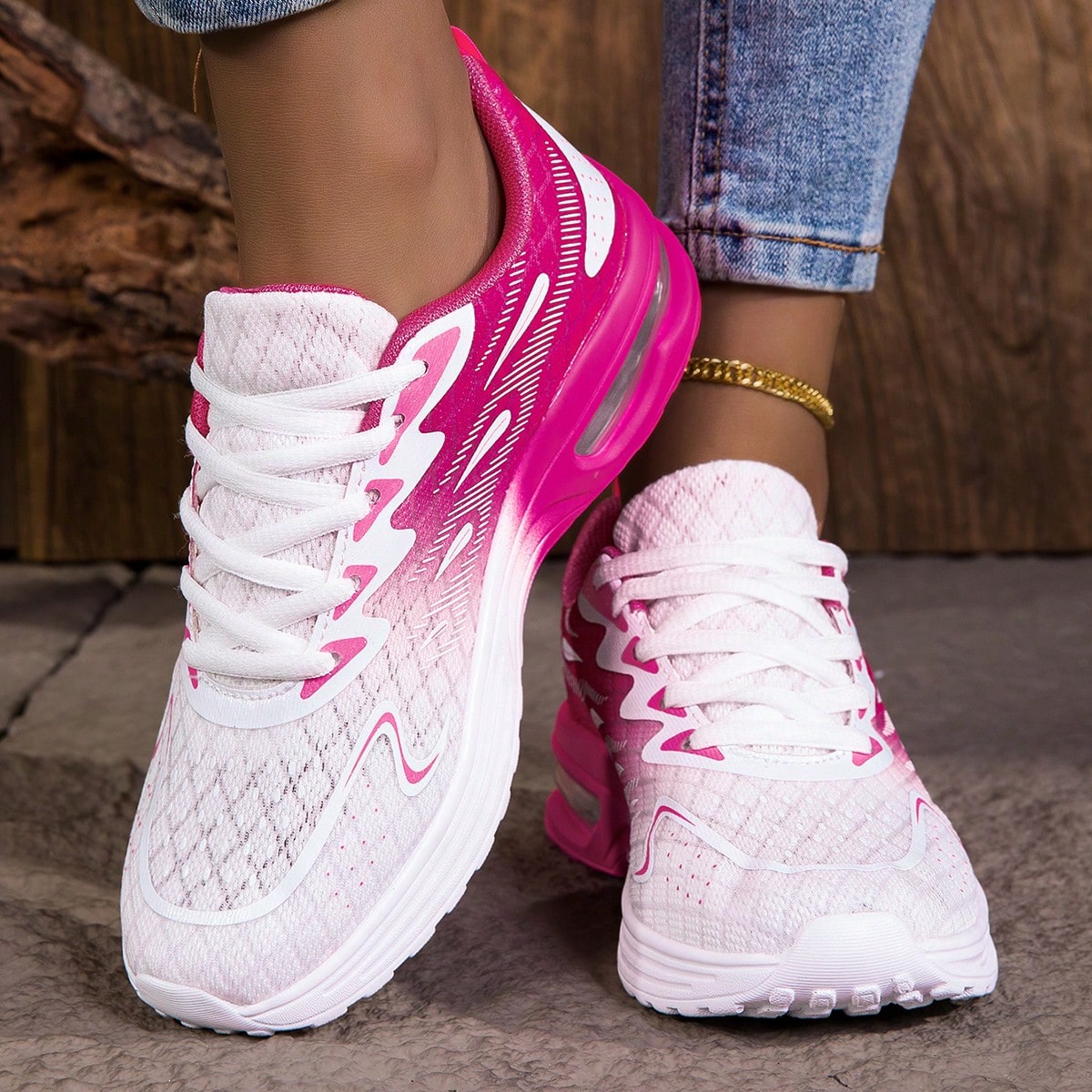 Chaussures de sport à coussin d'air de haute qualité, chaussures de course casual pour — vue 4